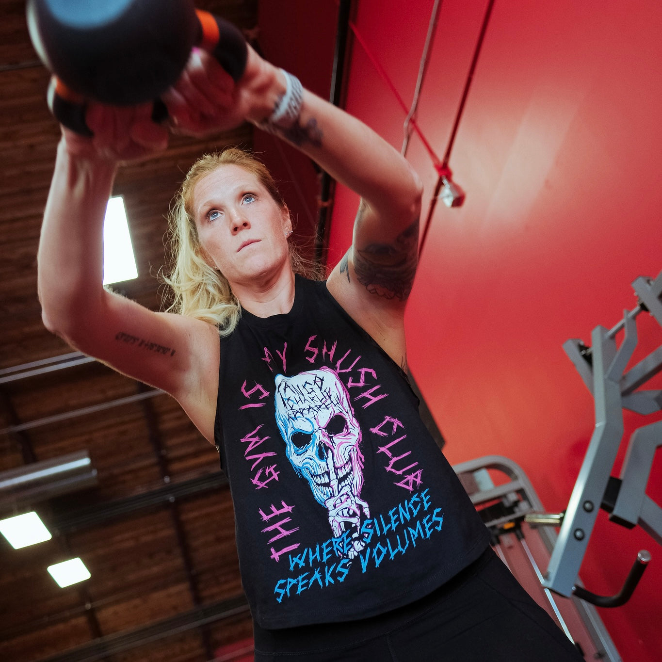 Shush Club 🤫 - Crop Muscle Tank