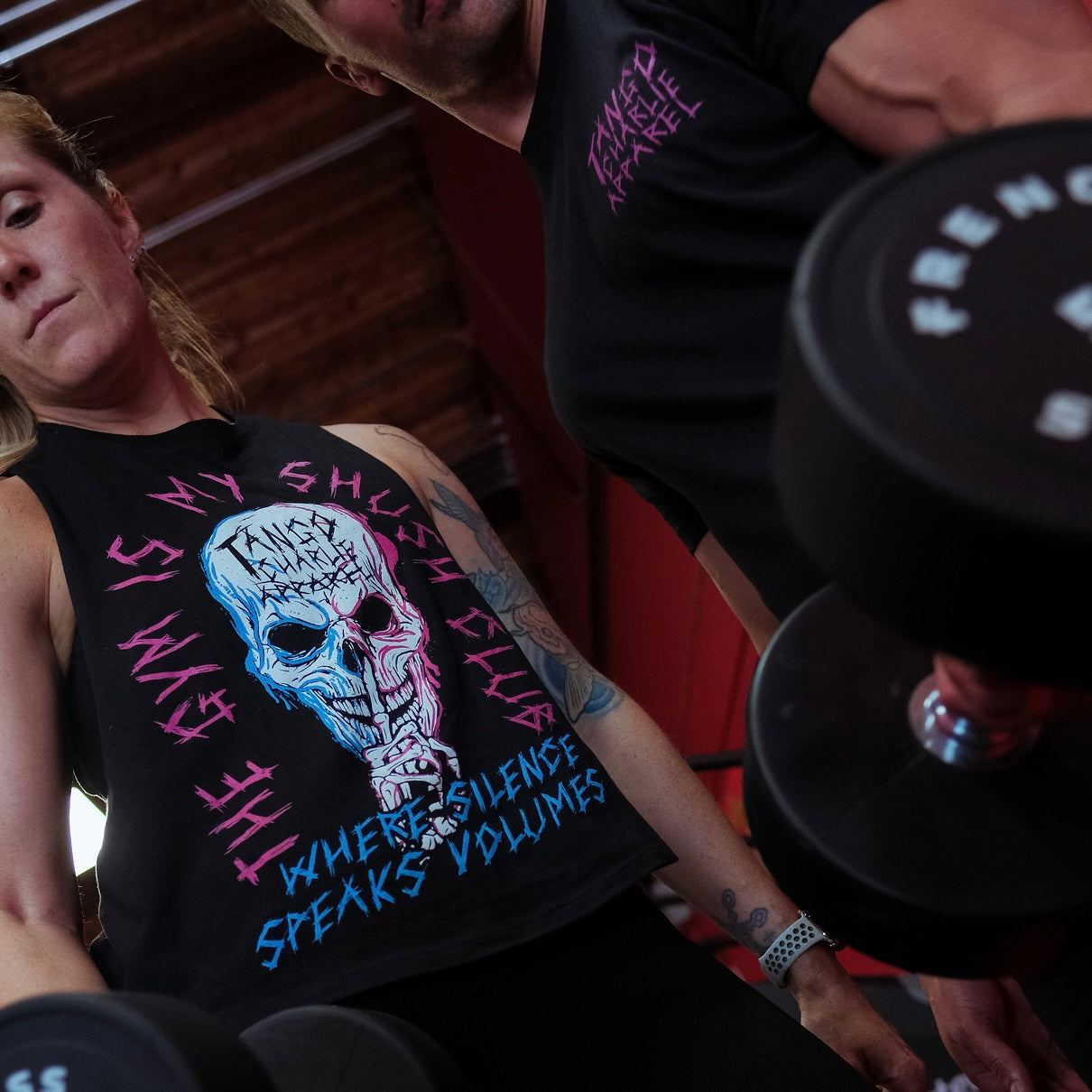 Shush Club 🤫 - Crop Muscle Tank