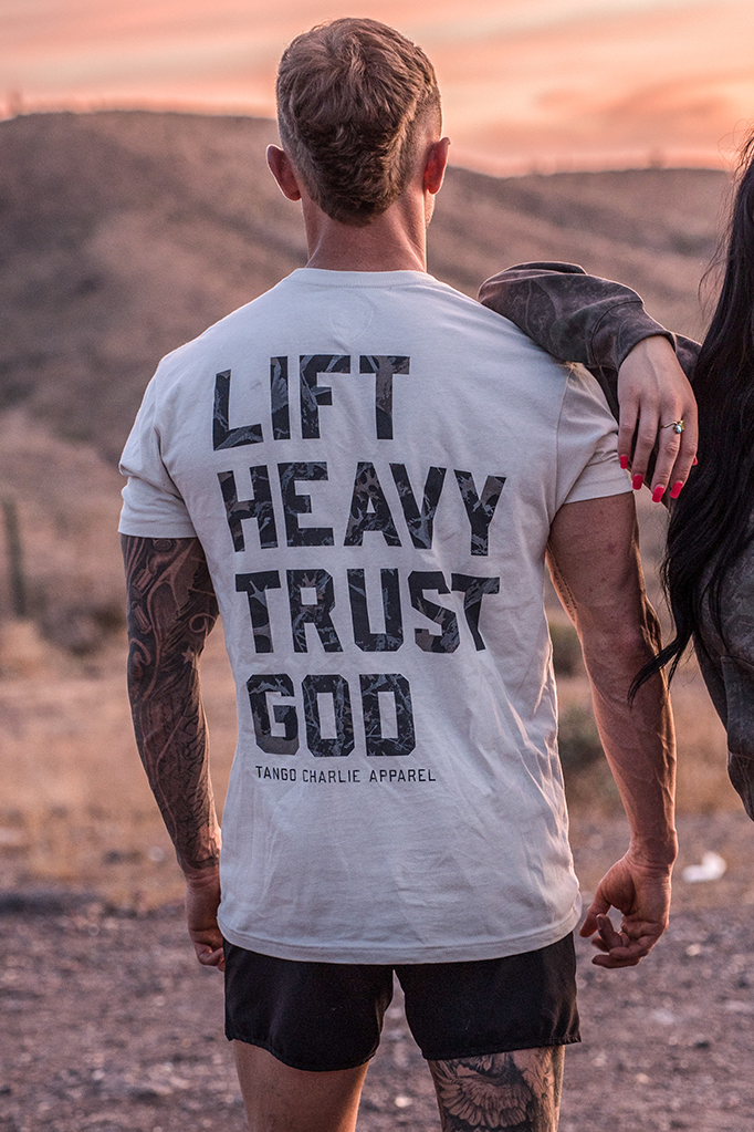 Lift Heavy. Trust God. - Tee