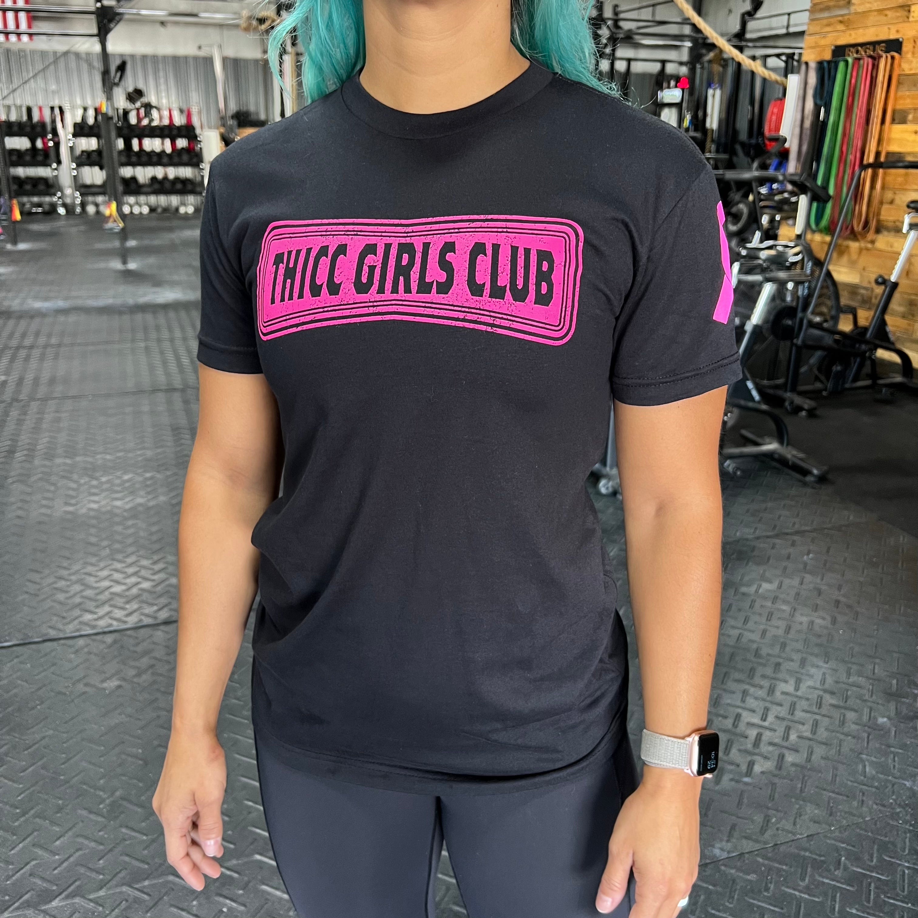 Thicc Girls Club - Pink Ribbon Edition tee