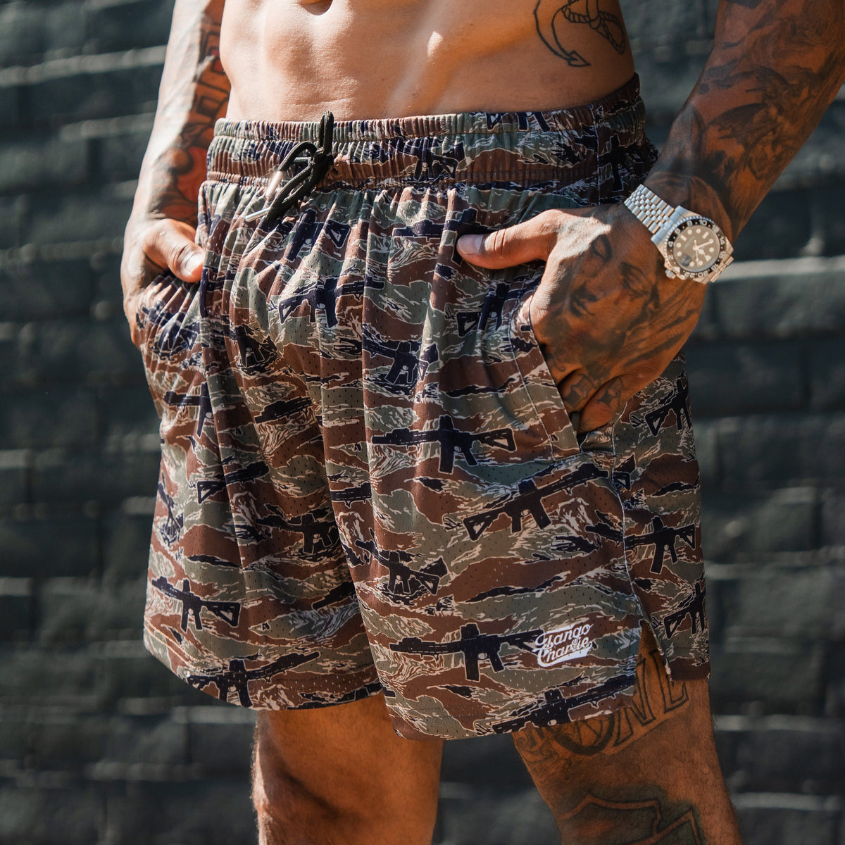 Men's Mesh Lifestyle Shorts | 5.5"- Snipes & Stripes