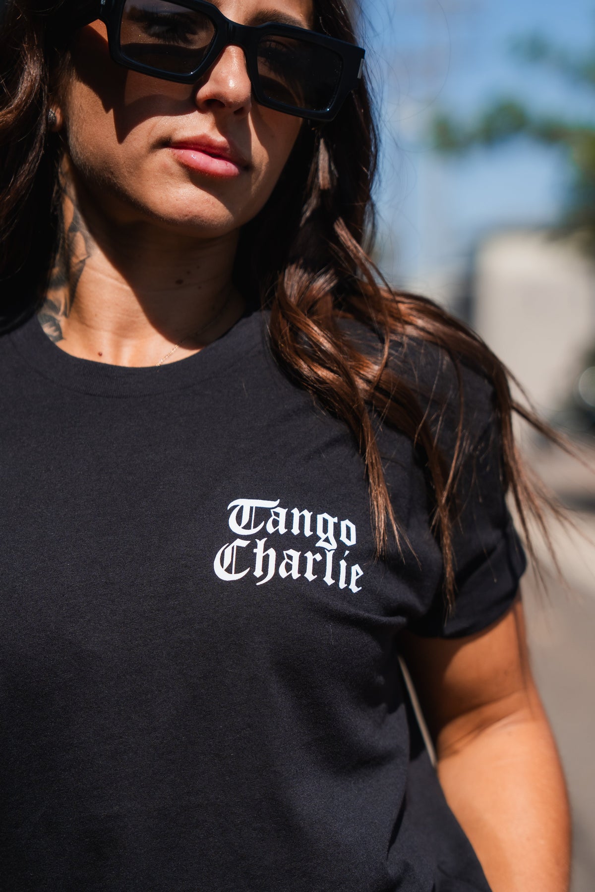 Lift Heavy. Praise Hard. Black Tee