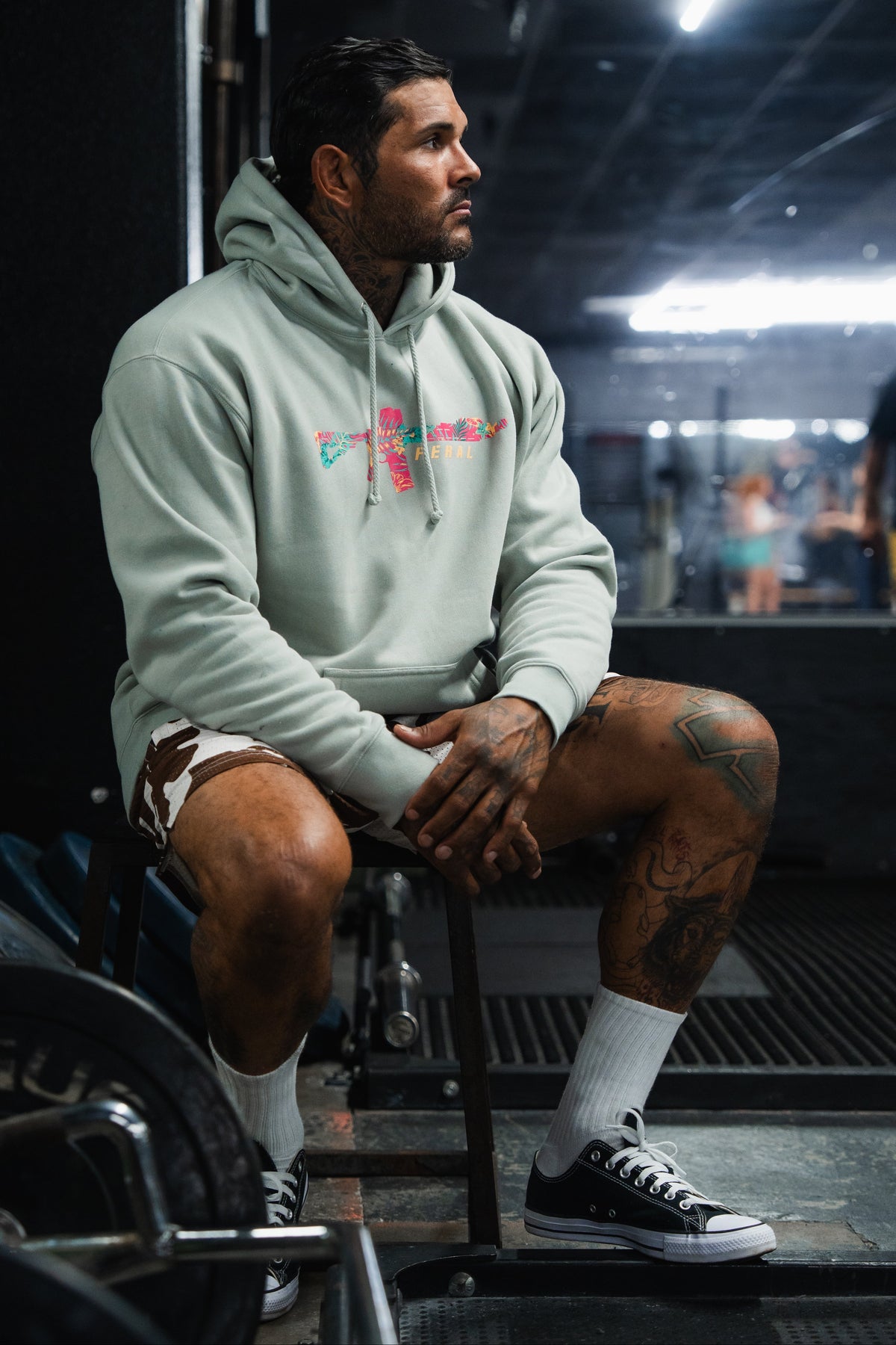 Feral - Premium Dusty Sage Hoodie
