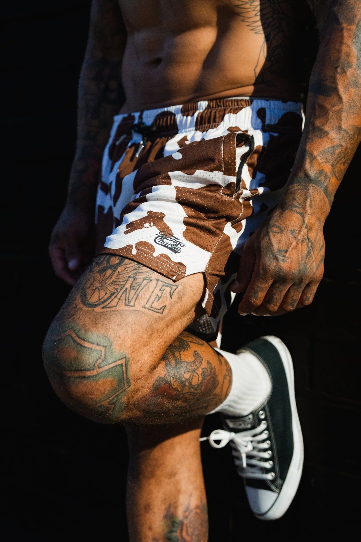 Men's Mesh Lifestyle Shorts | 5.5"- Moo Moo Pew