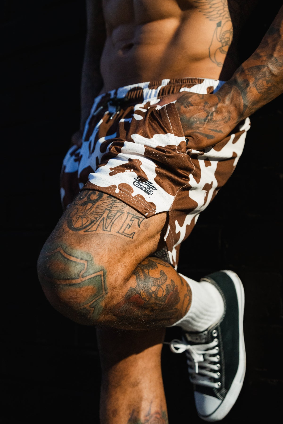 Men's Mesh Lifestyle Shorts | 5.5"- Moo Moo Pew