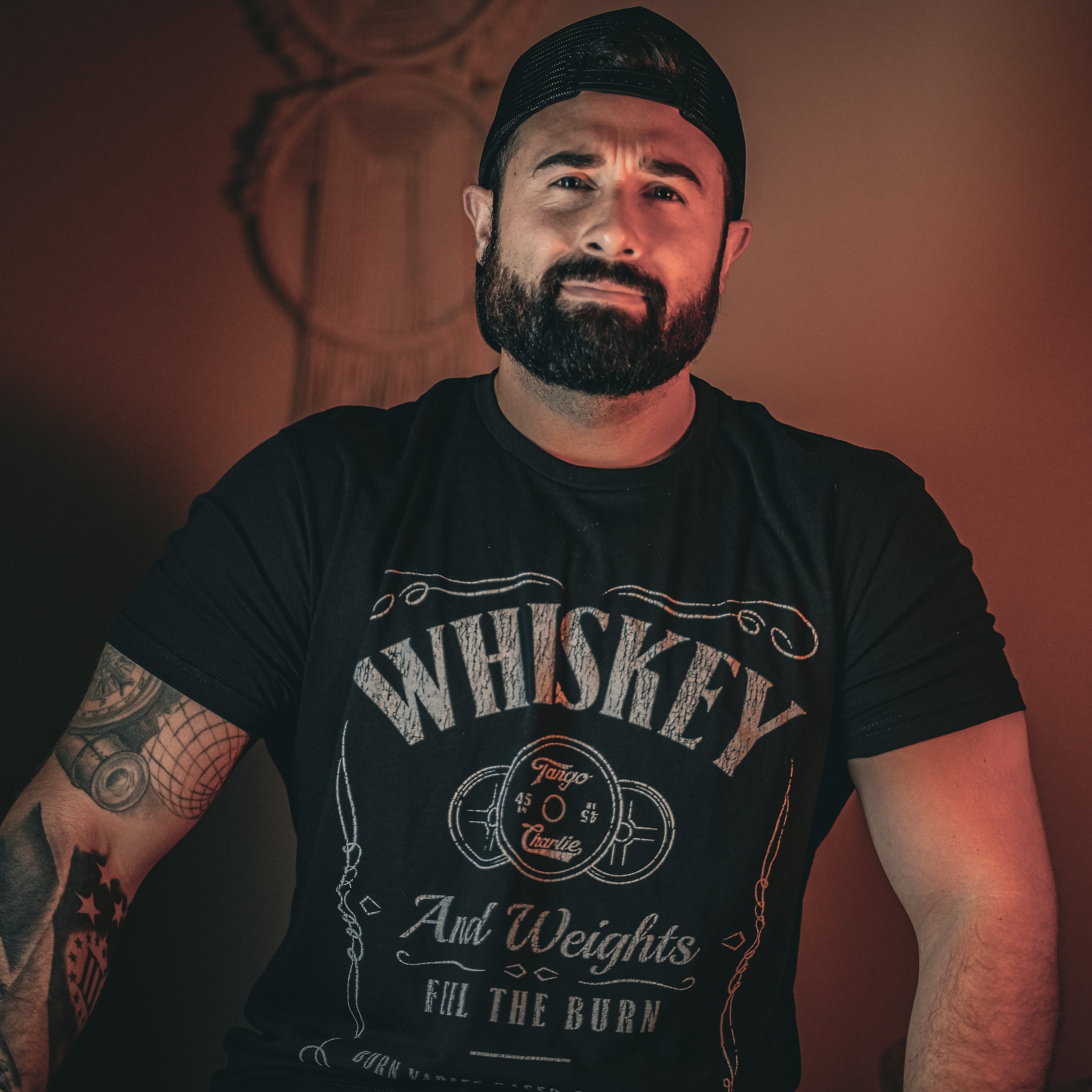 Whiskey "Feel the Burn" - tee