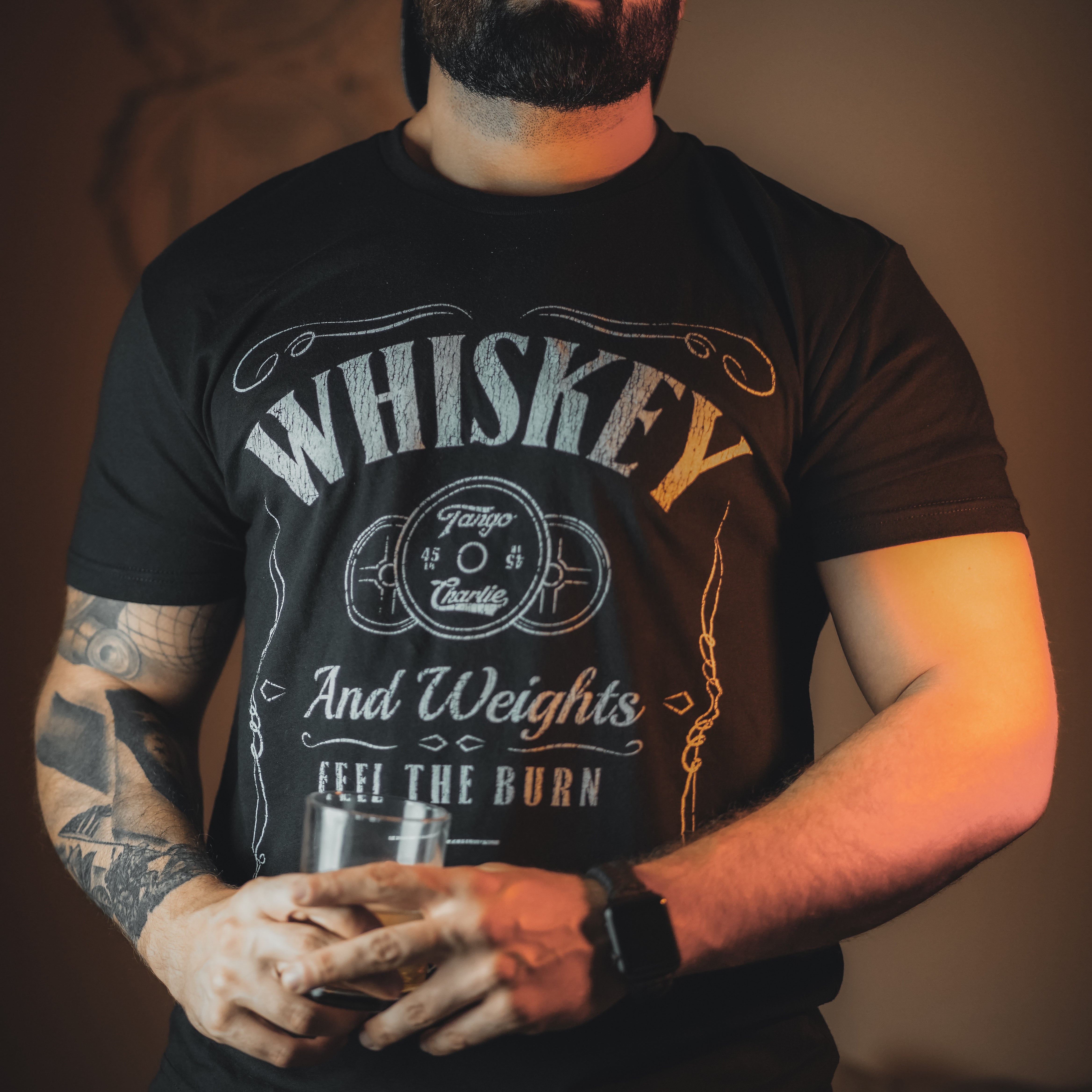 Whiskey "Feel the Burn" - tee