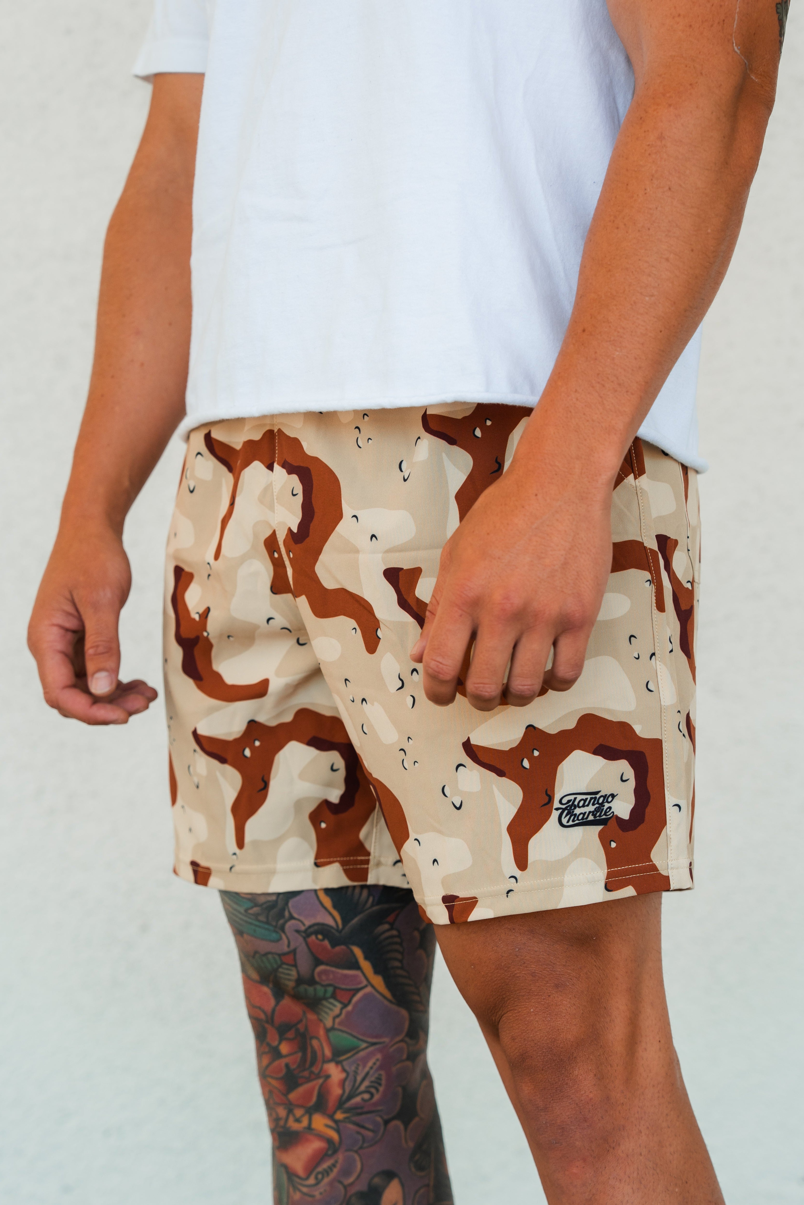 Men's Performance Training Shorts | 5.5"- Choco Chip
