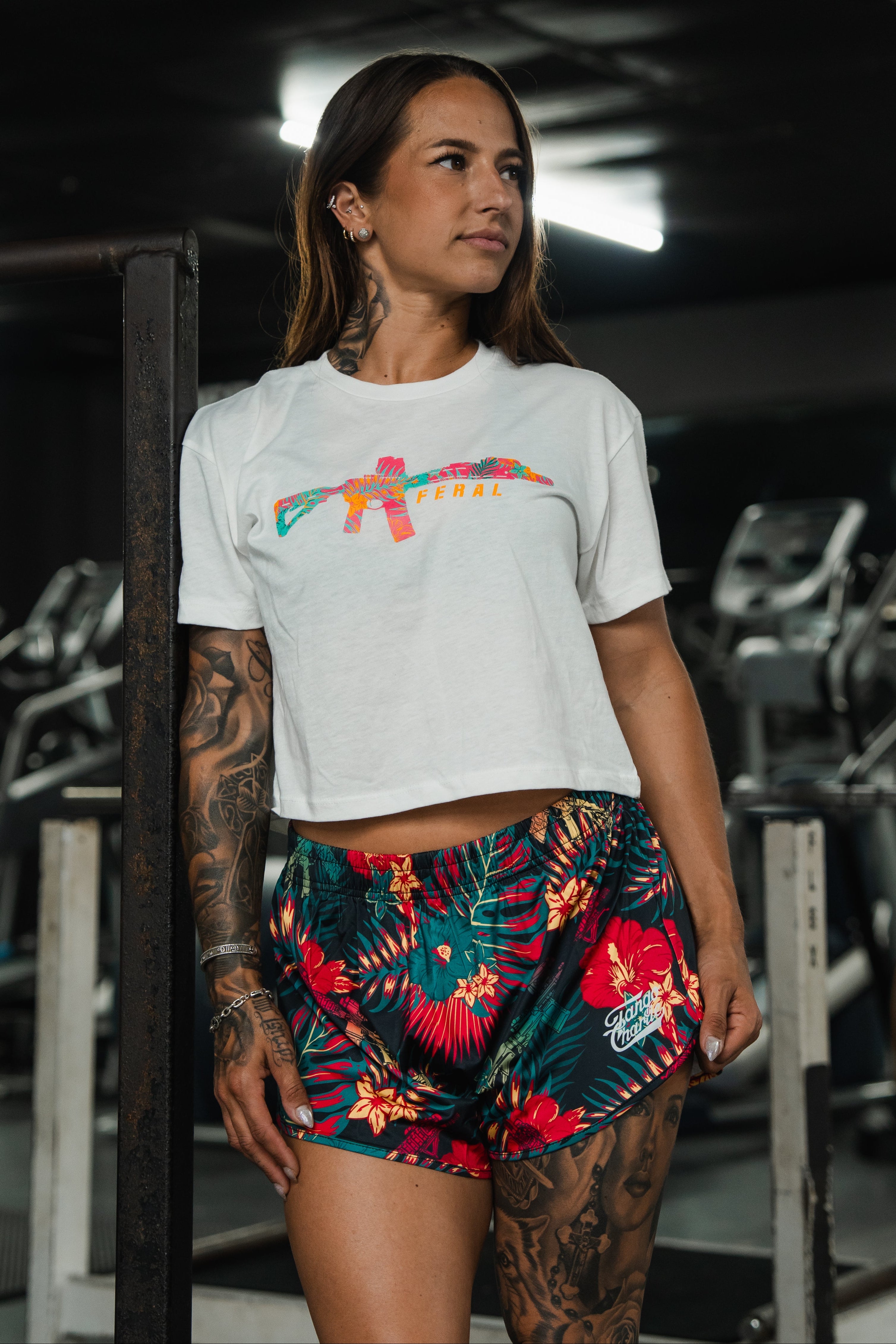 Feral - Women's White Crop