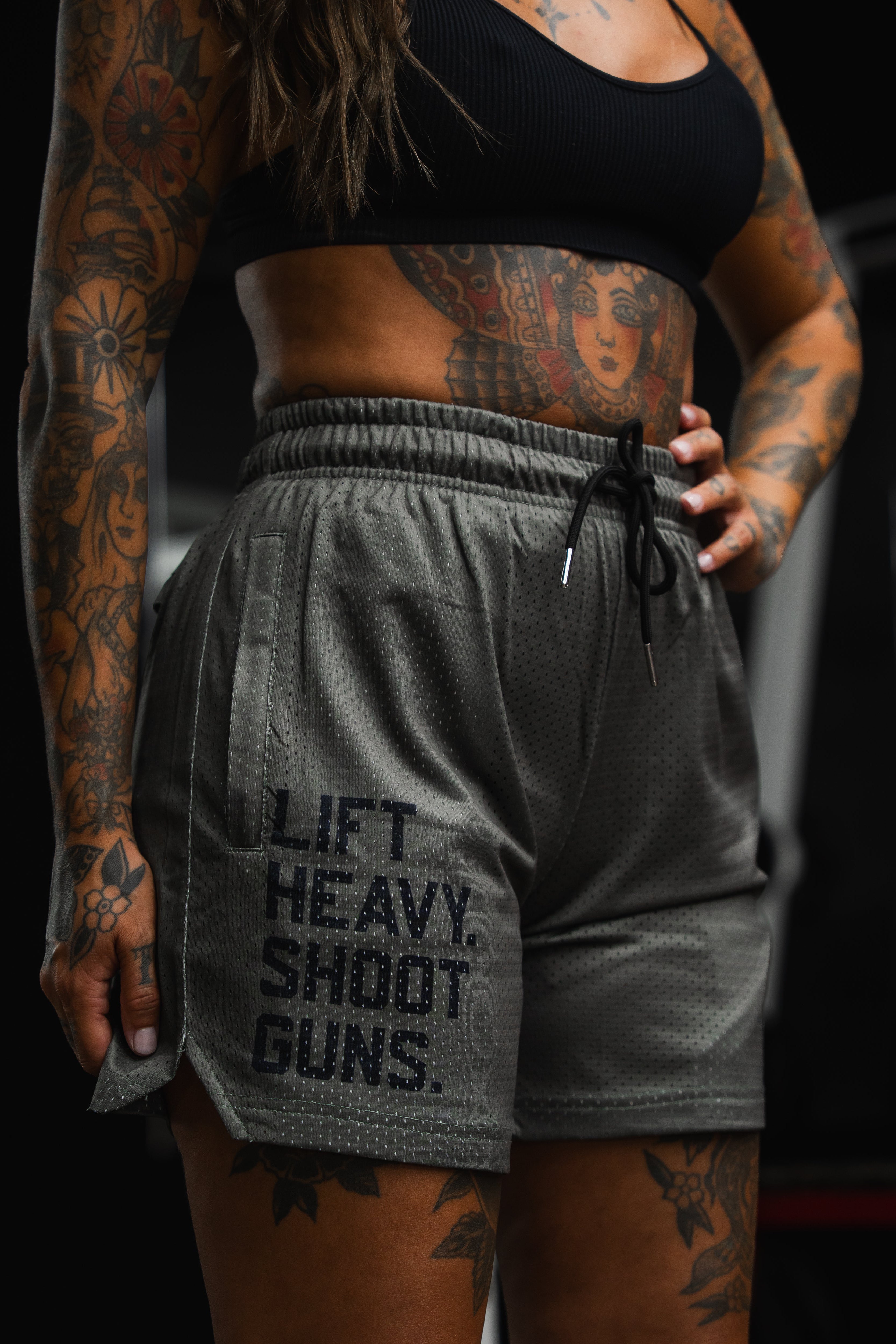Men's Mesh Lifestyle Shorts | 5.5"- LHSG OD Green