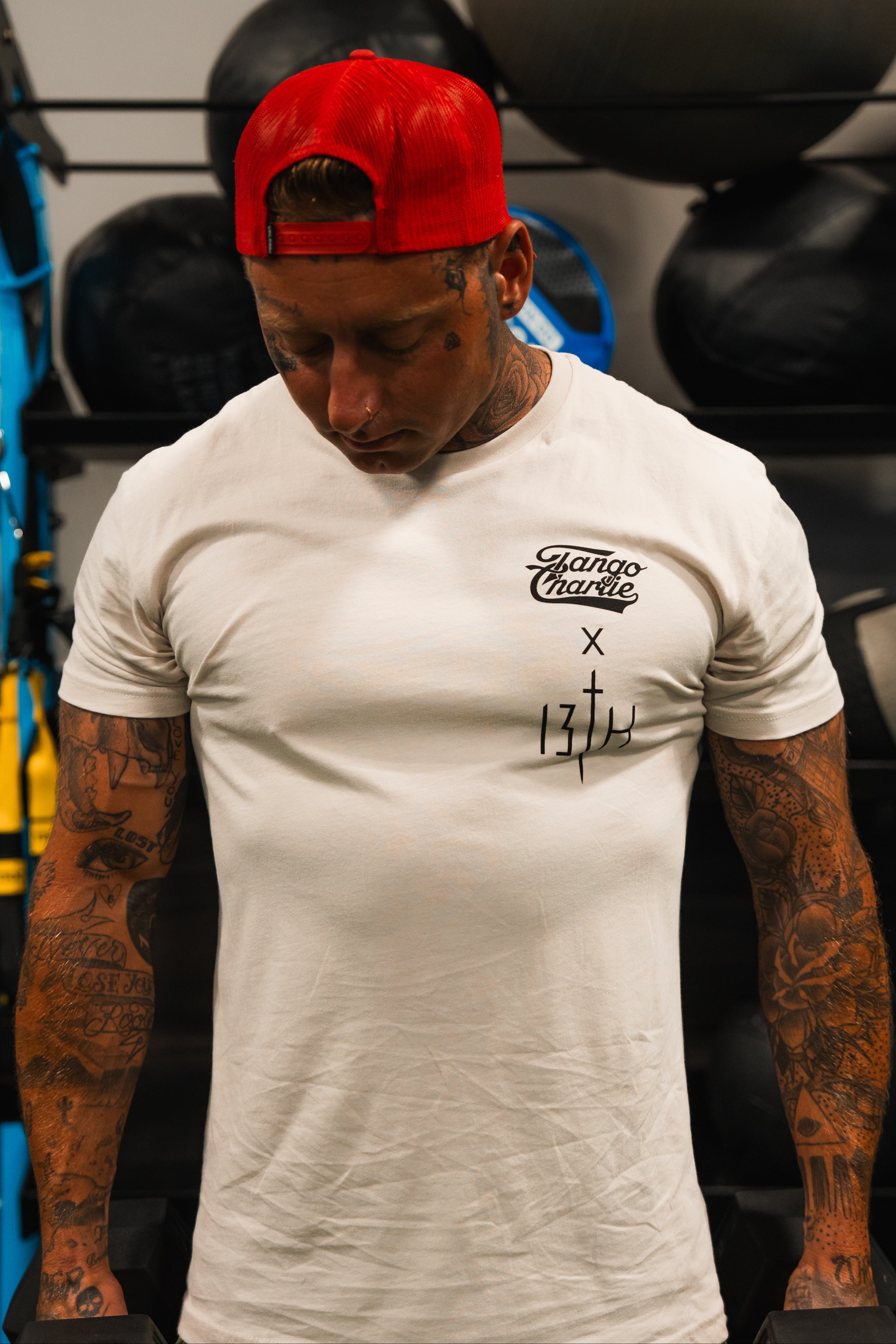 Lift Heavy. Pray Hard. - Tee