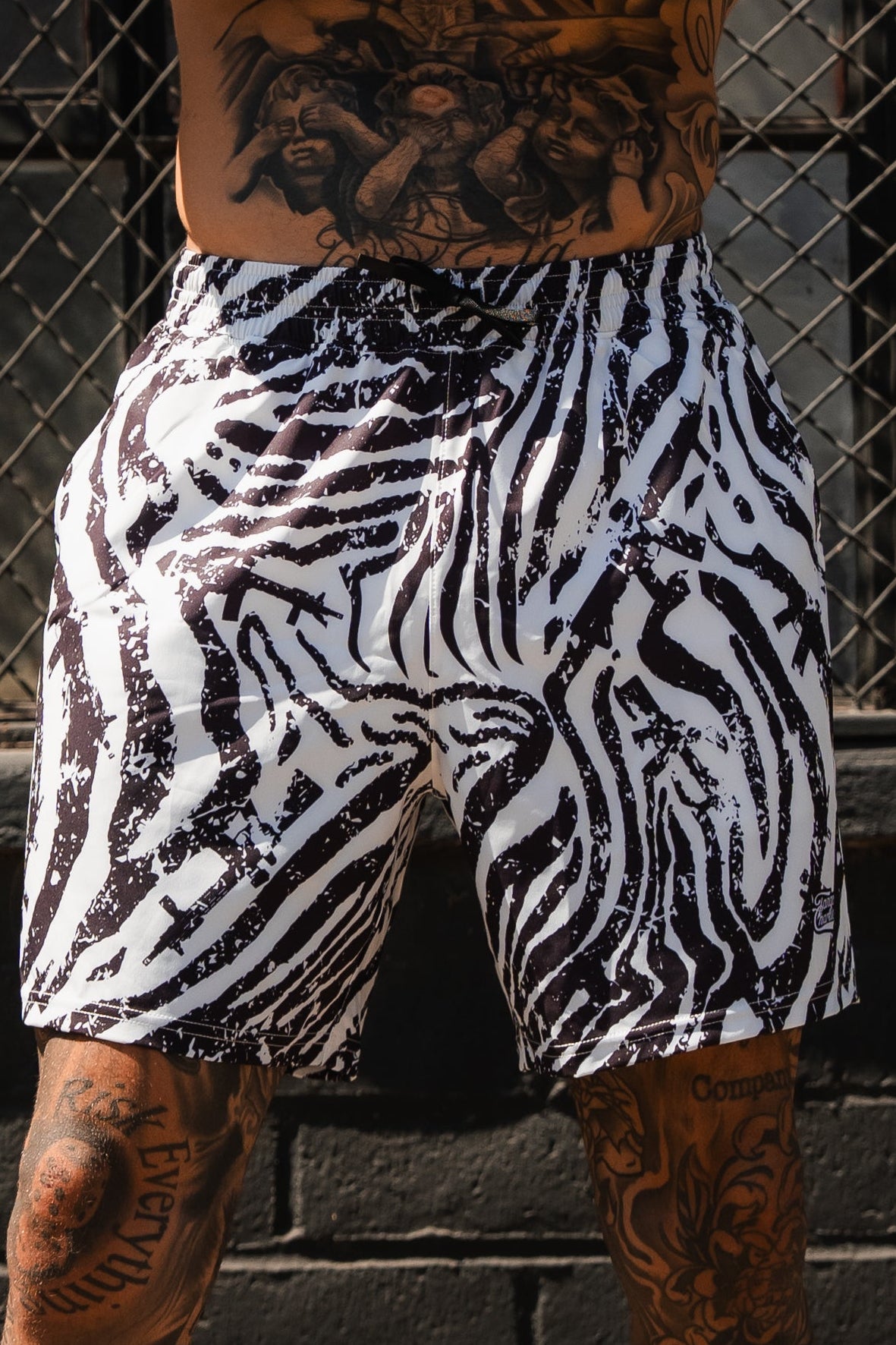 Men's Performance Training Shorts | 5.5"- Zebra Ops