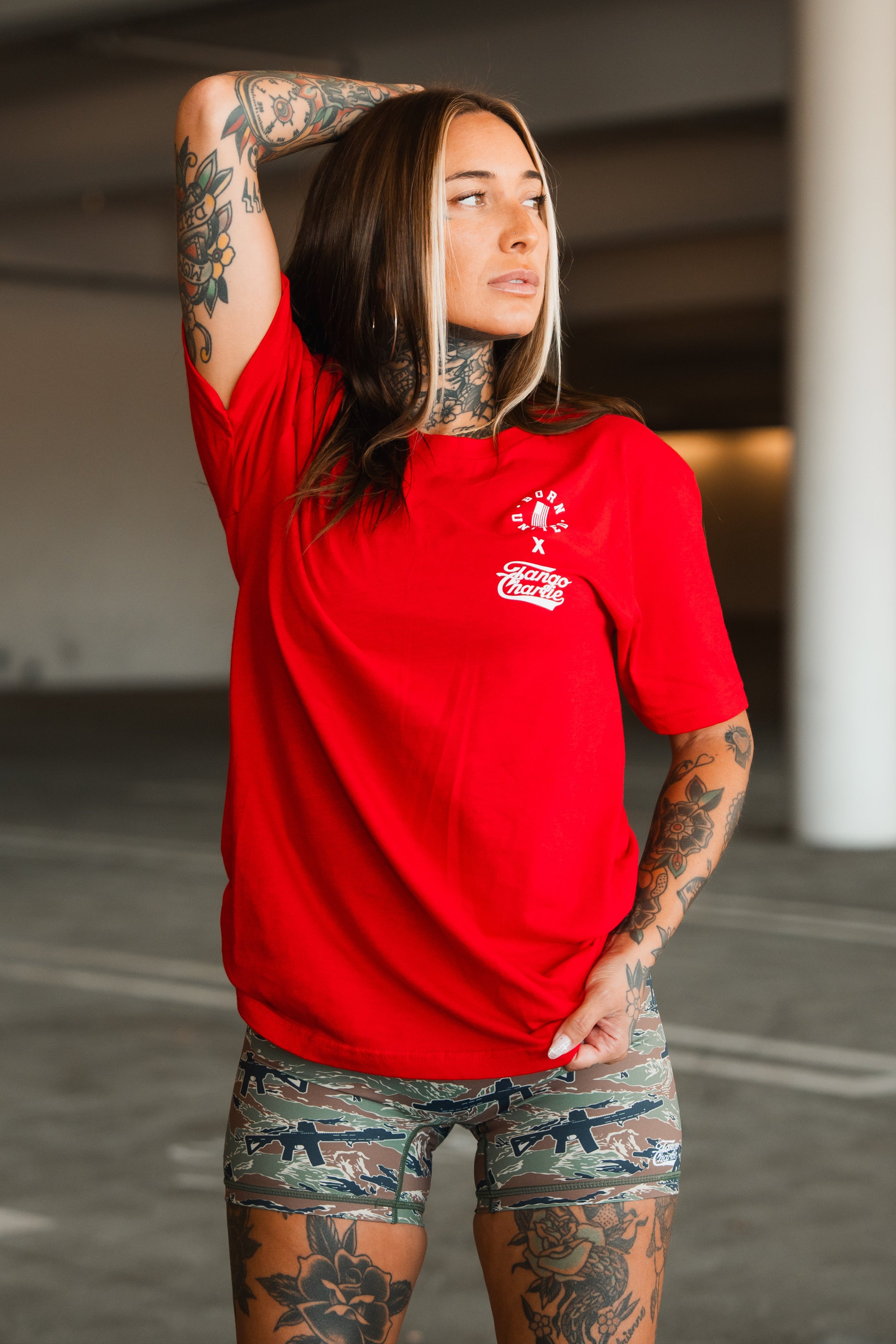 Women's High-Waisted Seamless Front Compression Training Shorts | Snipes & Stripes