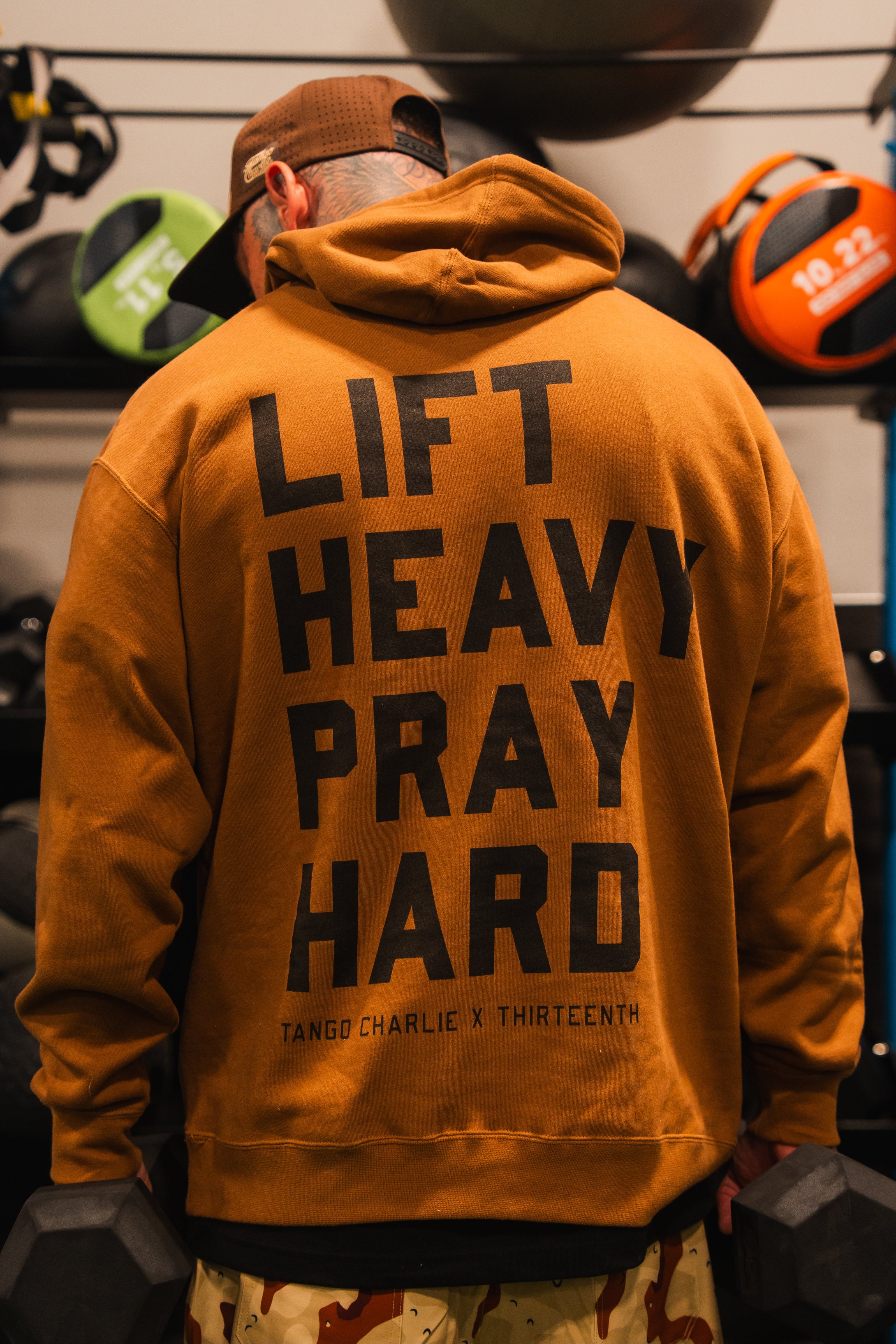Lift Heavy. Pray Hard. - Hoodie