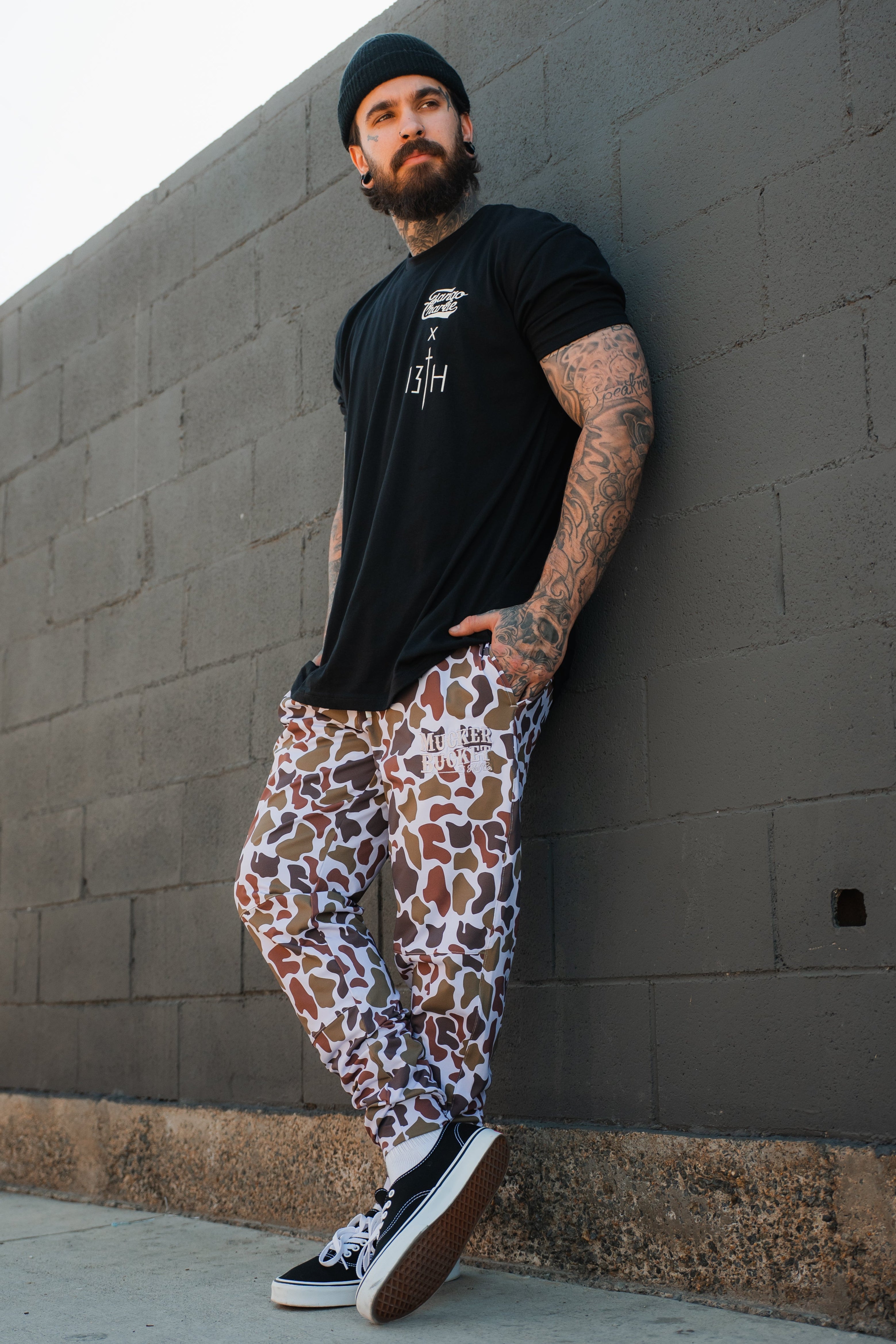 Lift Heavy. Pray Hard. - Black Tee