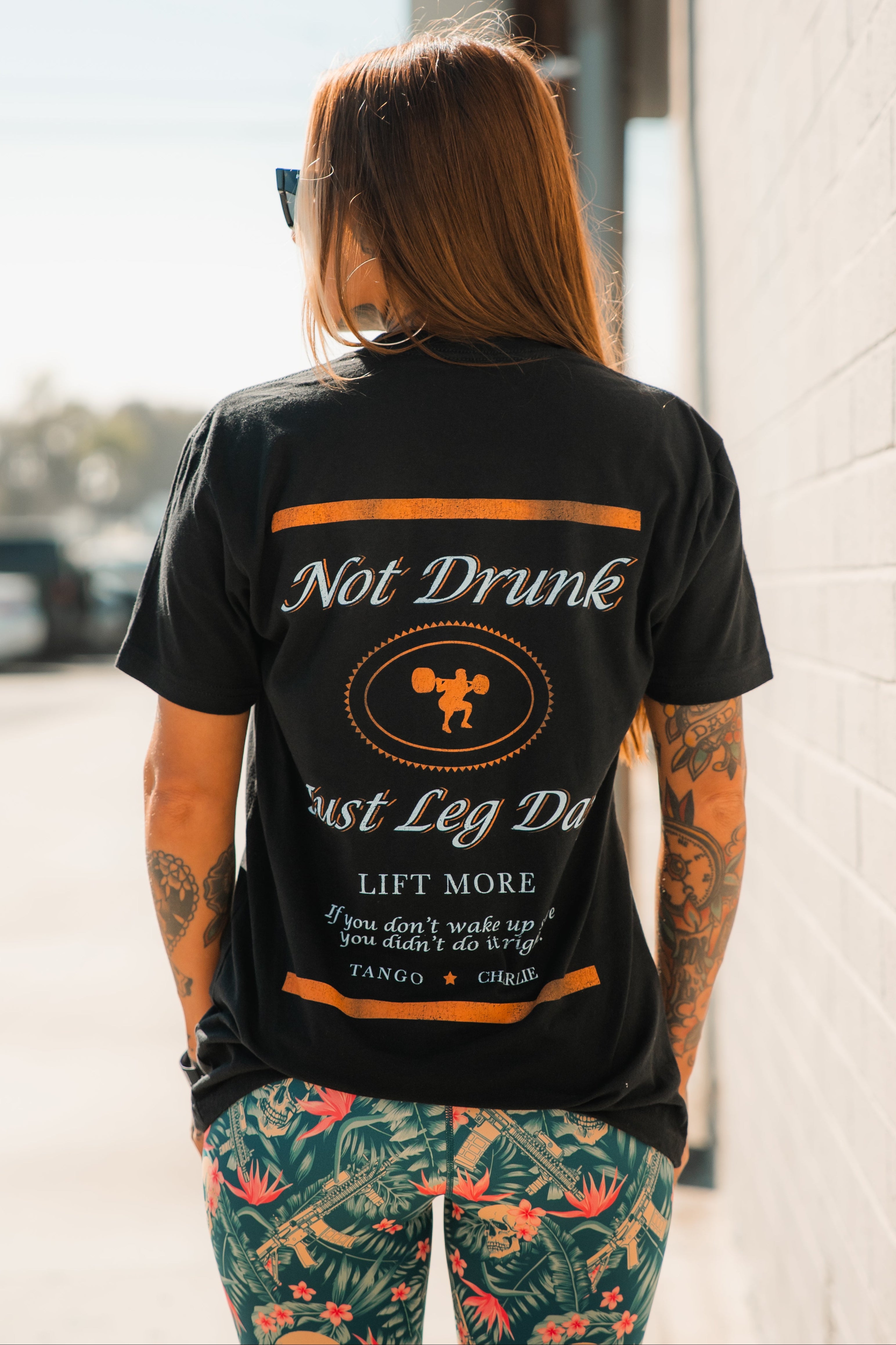 Just Leg Day - Black Tee