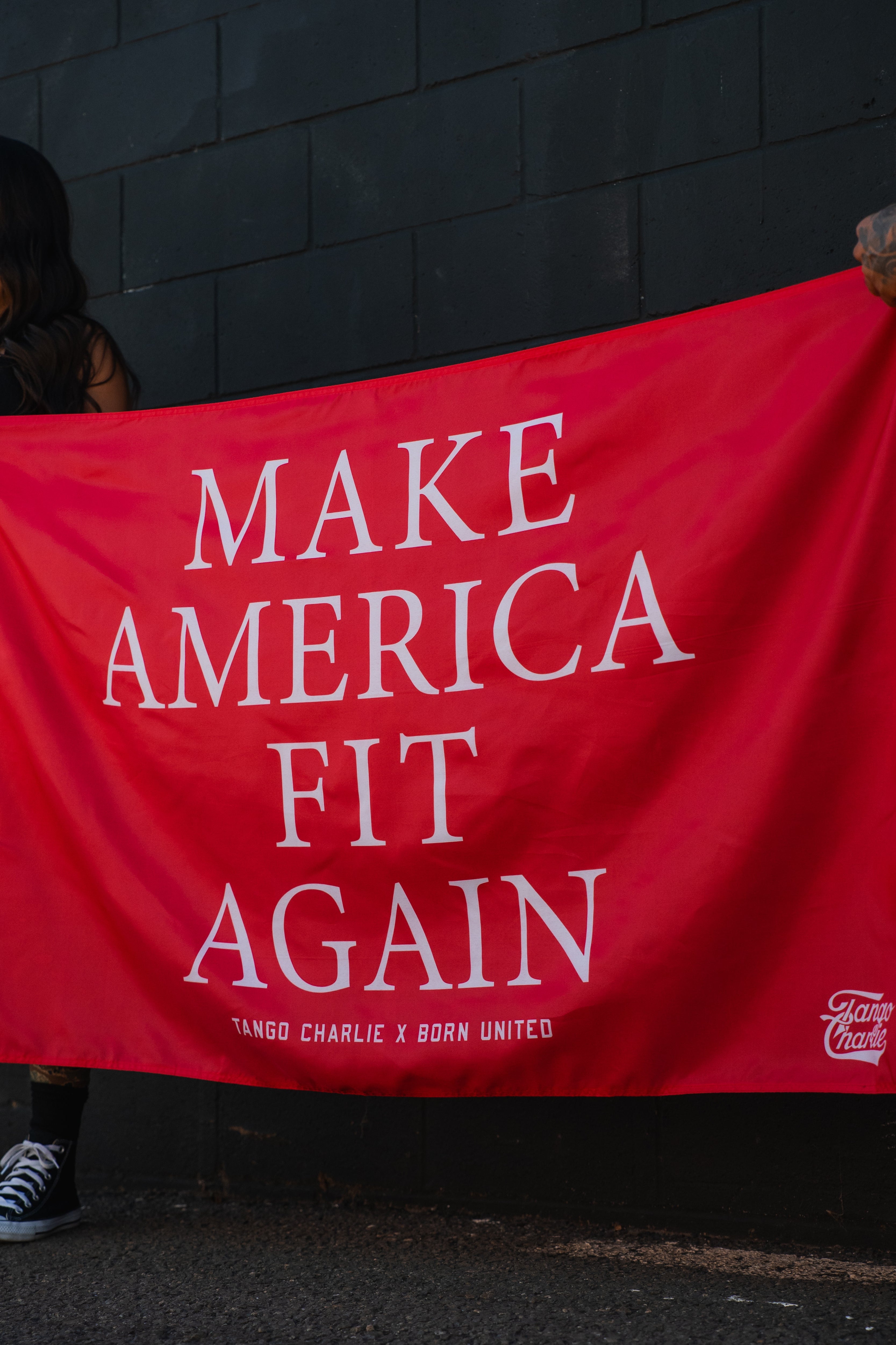Make America Fit Again - Flag