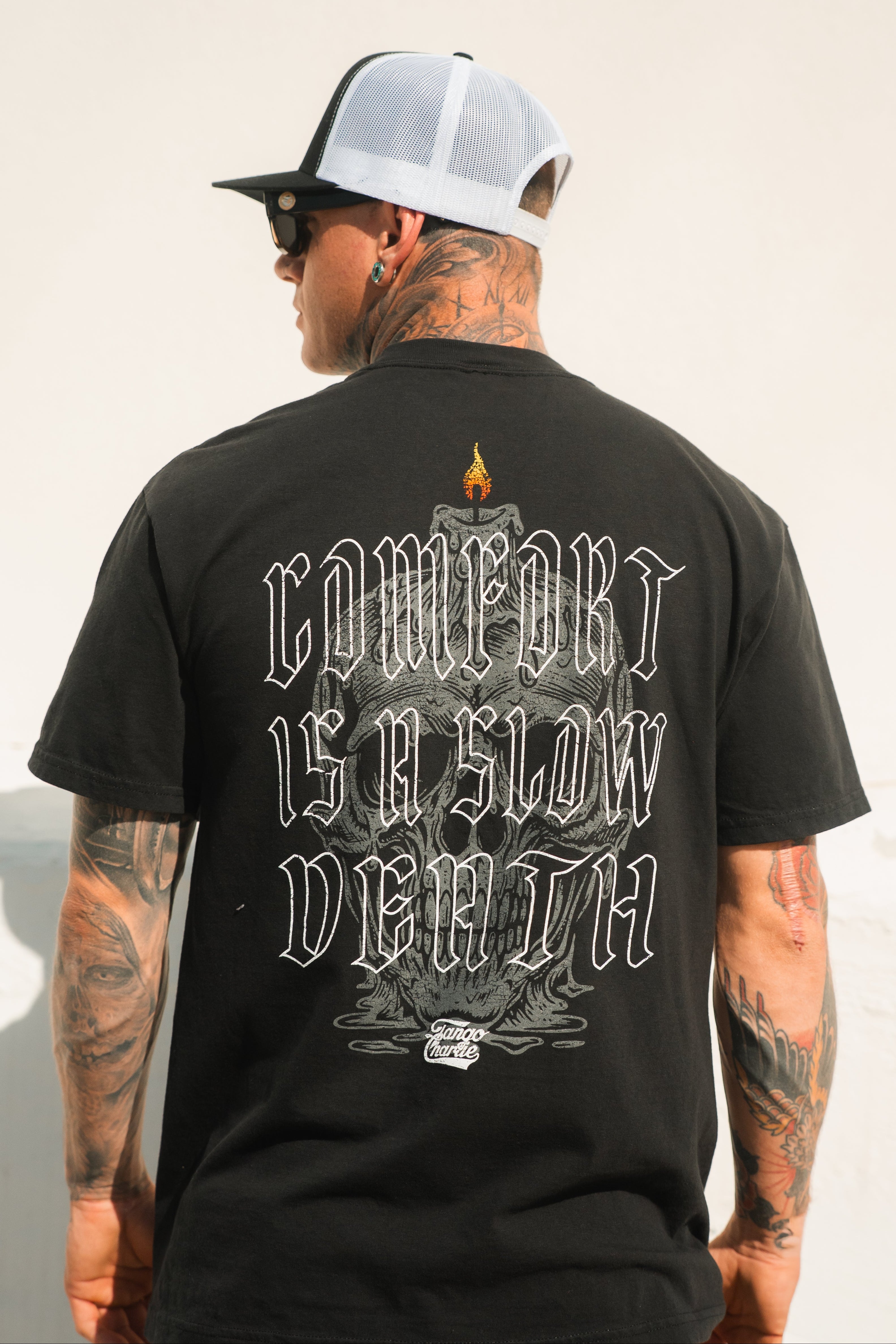 Comfort is a Slow Death - Black Premium Tee