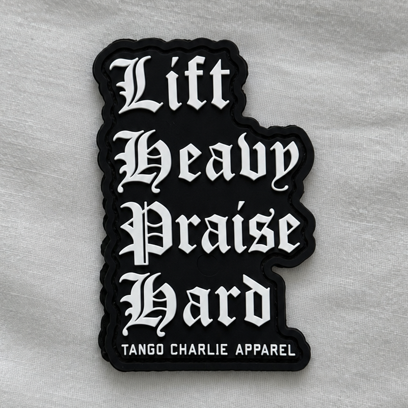 Lift Heavy. Praise Hard. - Patch