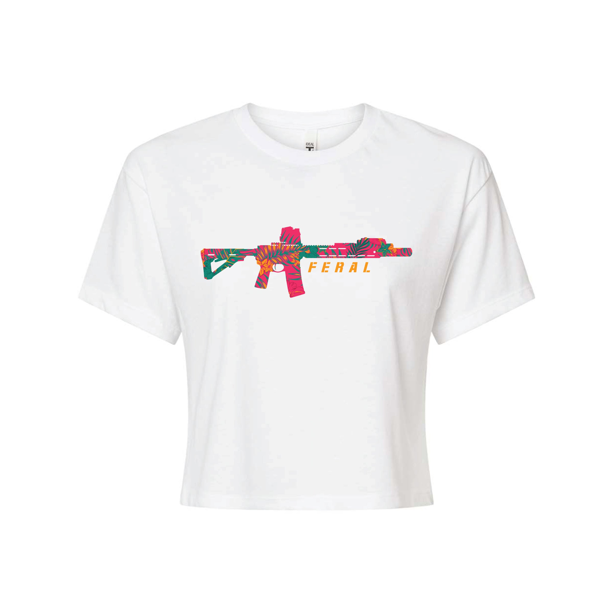 Feral - Women's White Crop