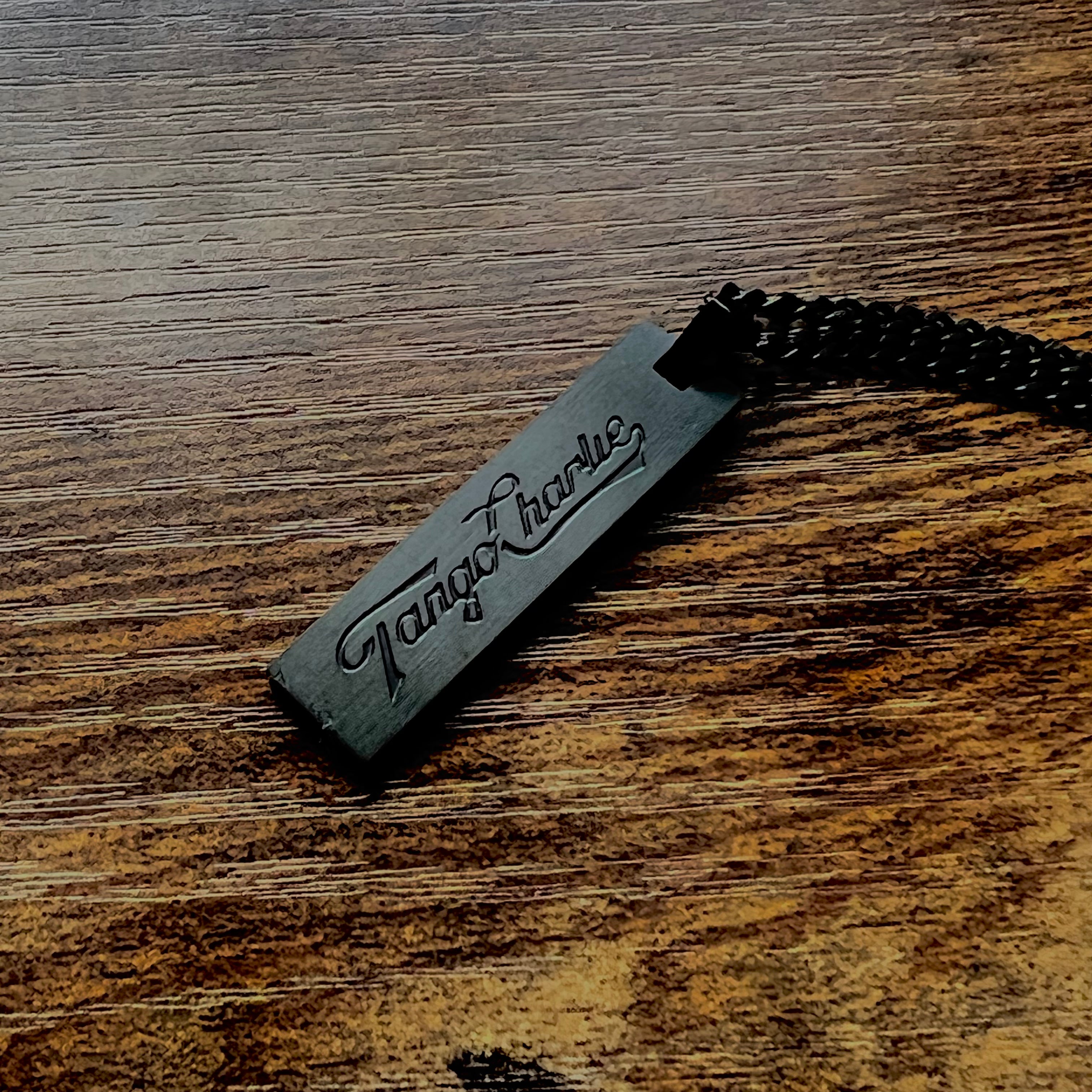 Darkness is a Hell of a Coach - Tag Necklace