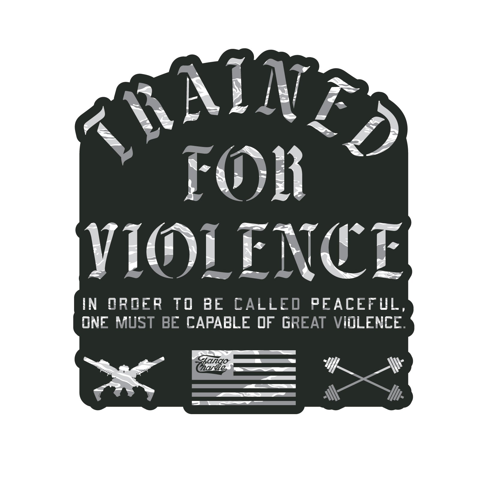 Trained for Violence - Sticker