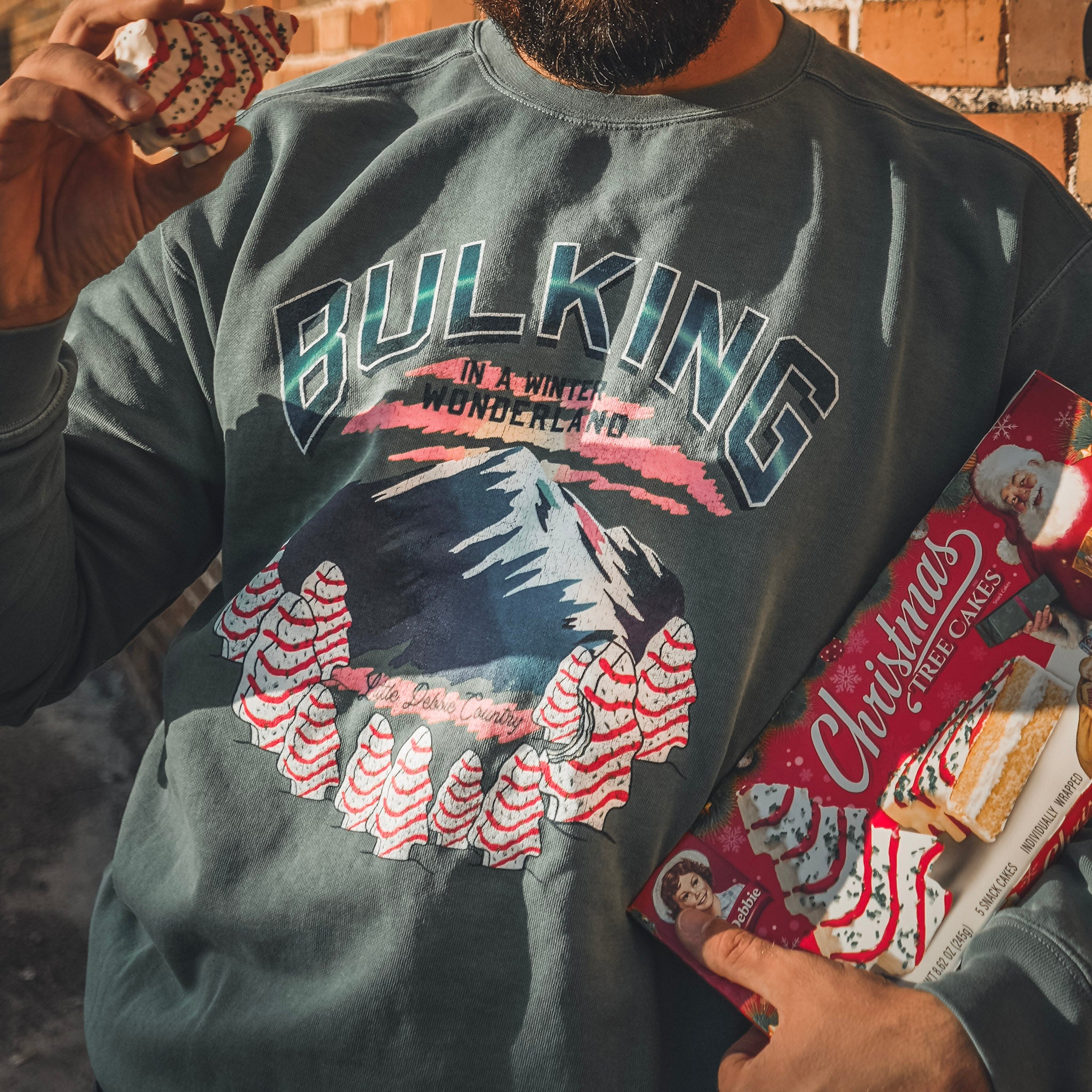 Bulking in a Winter Wonderland - Premium Crewneck