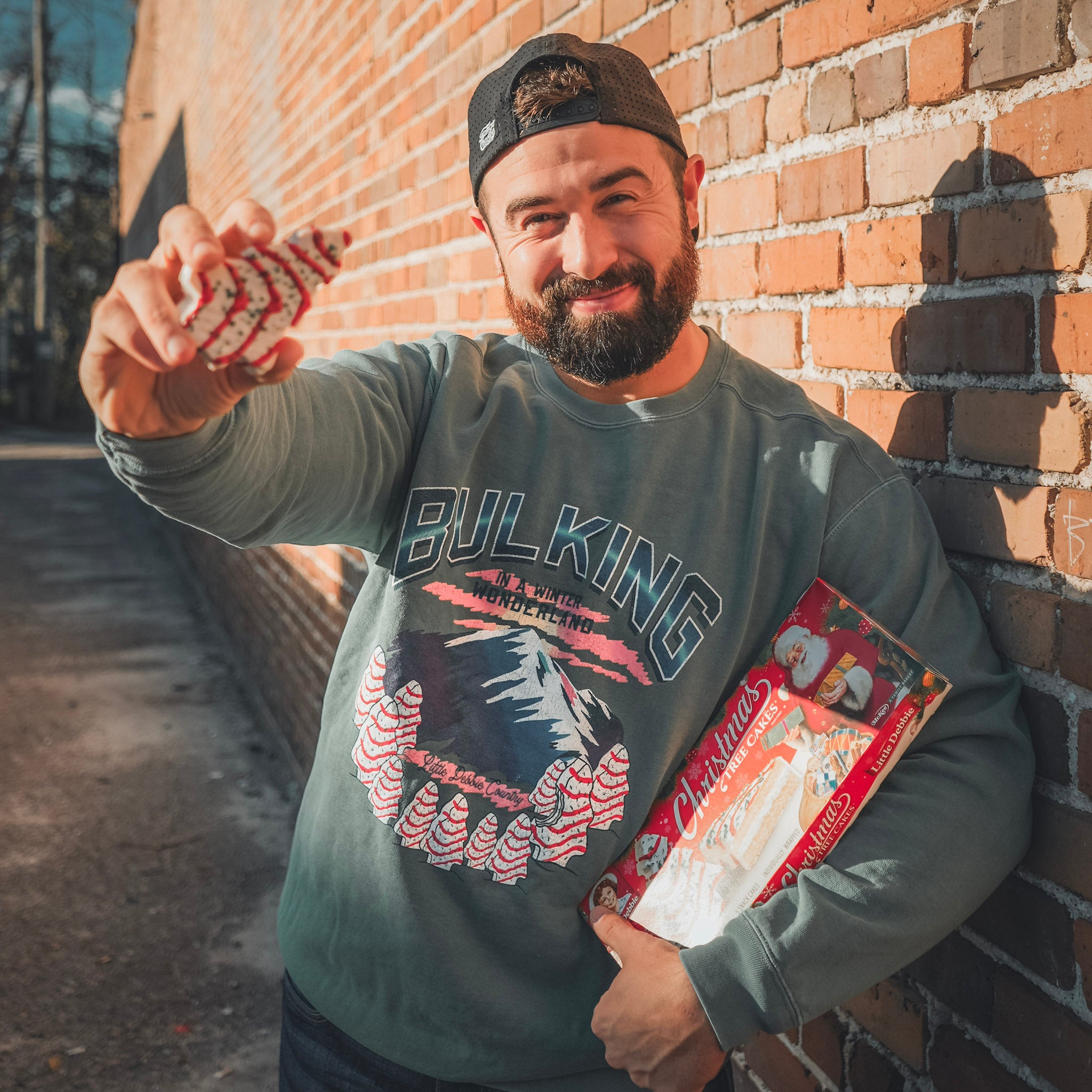 Bulking in a Winter Wonderland - Premium Crewneck