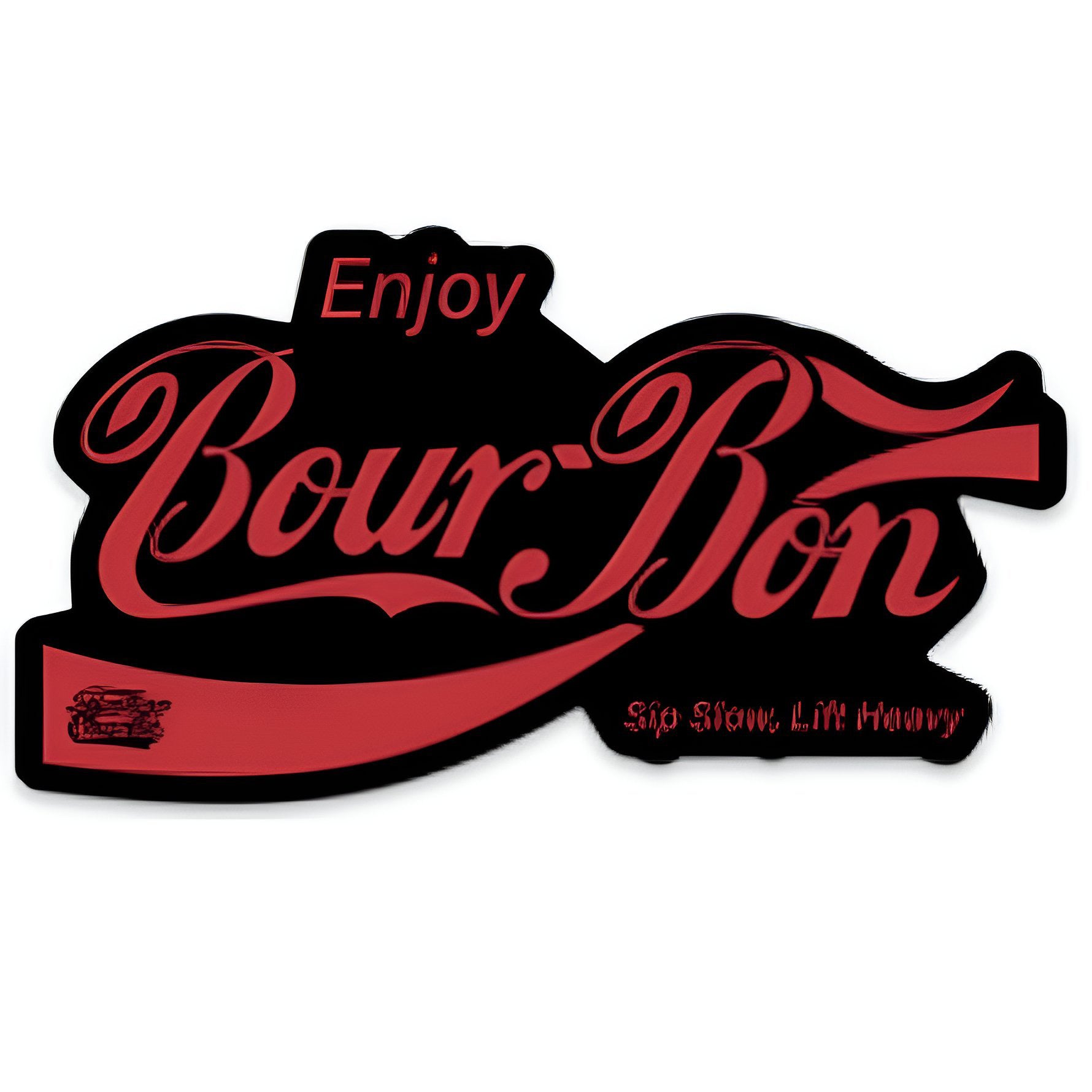 Bourbon - sticker