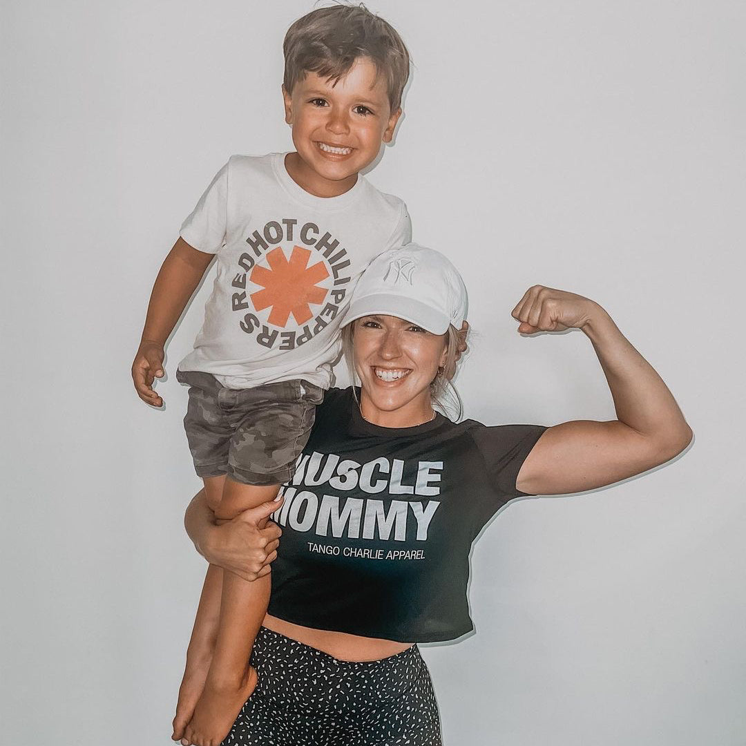“Muscle Mommy” - Women’s Crop tee