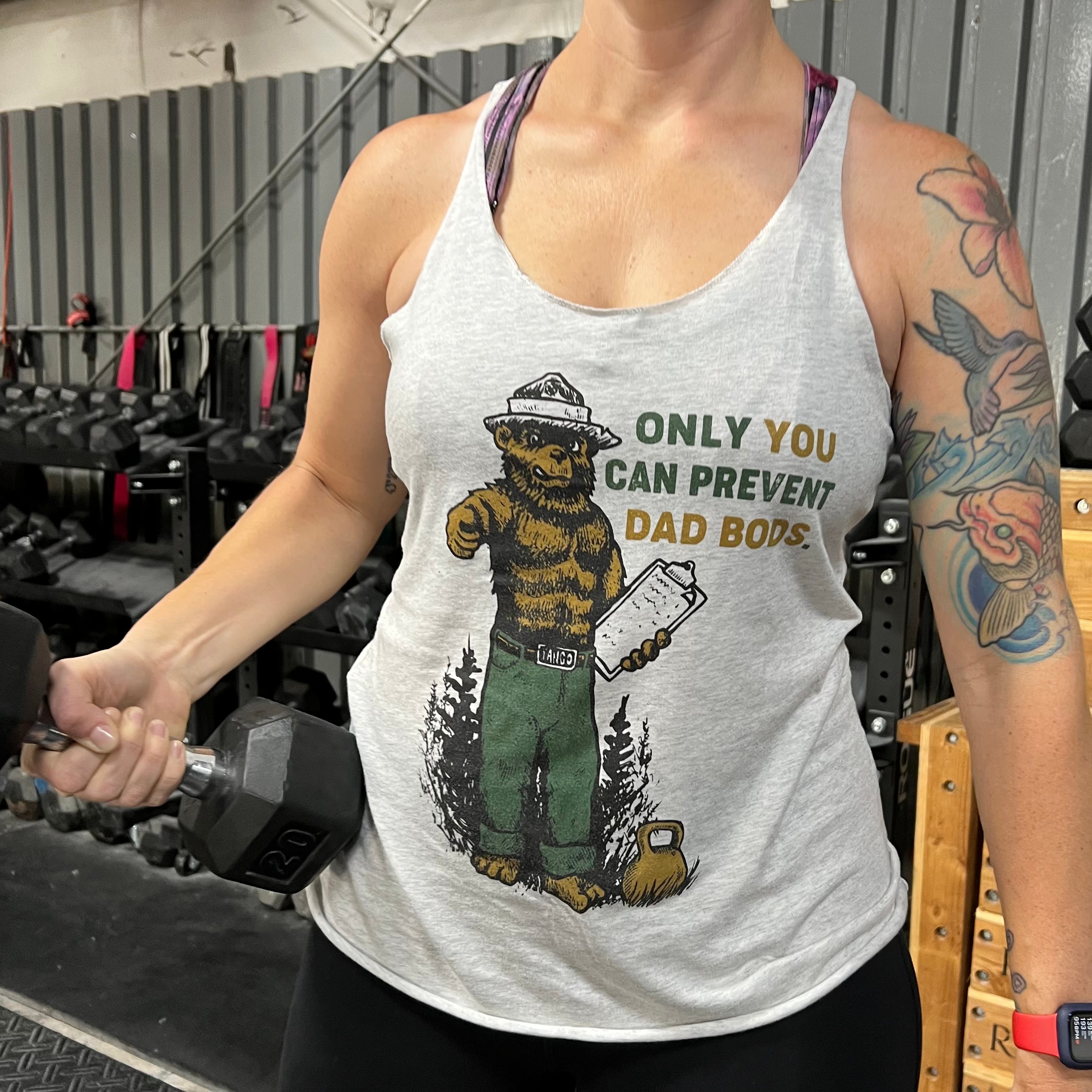 "Only You Can Prevent Dad Bods" - Women's Racerback Tank