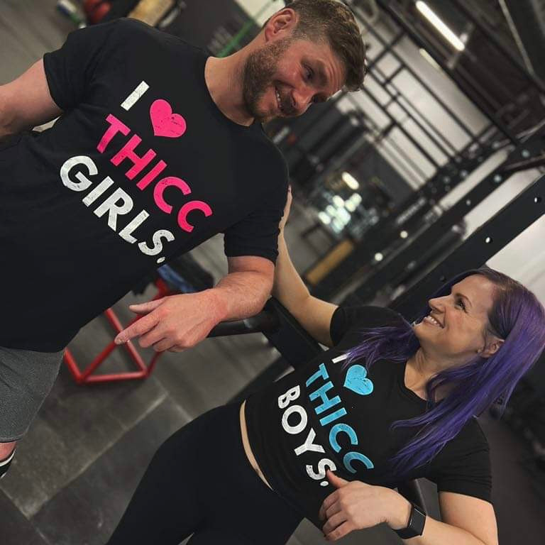 I ❤️ THICC BOYS - Women’s Crop tee