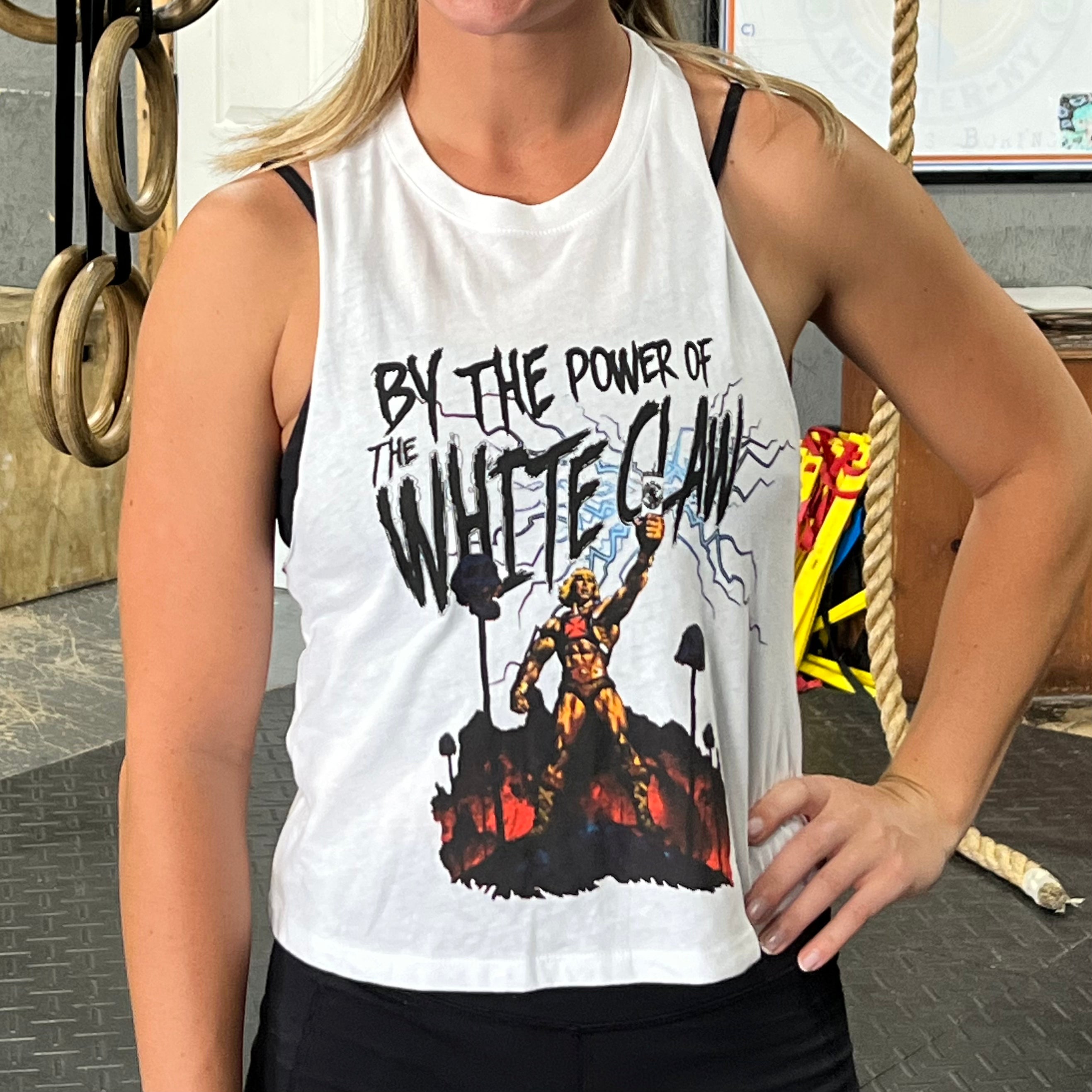 "By the Power of White Claw" - Women’s Crop tank