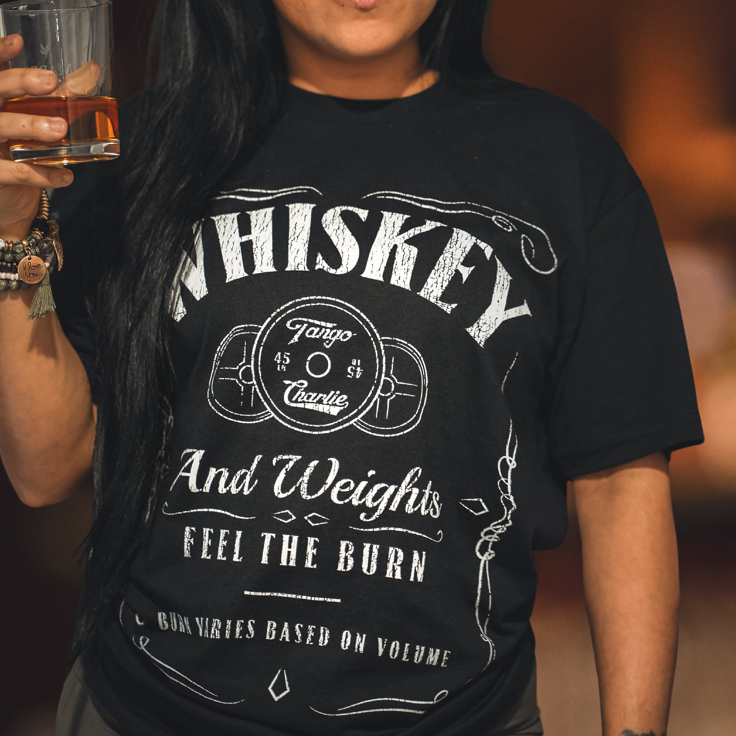 Whiskey "Feel the Burn" - tee