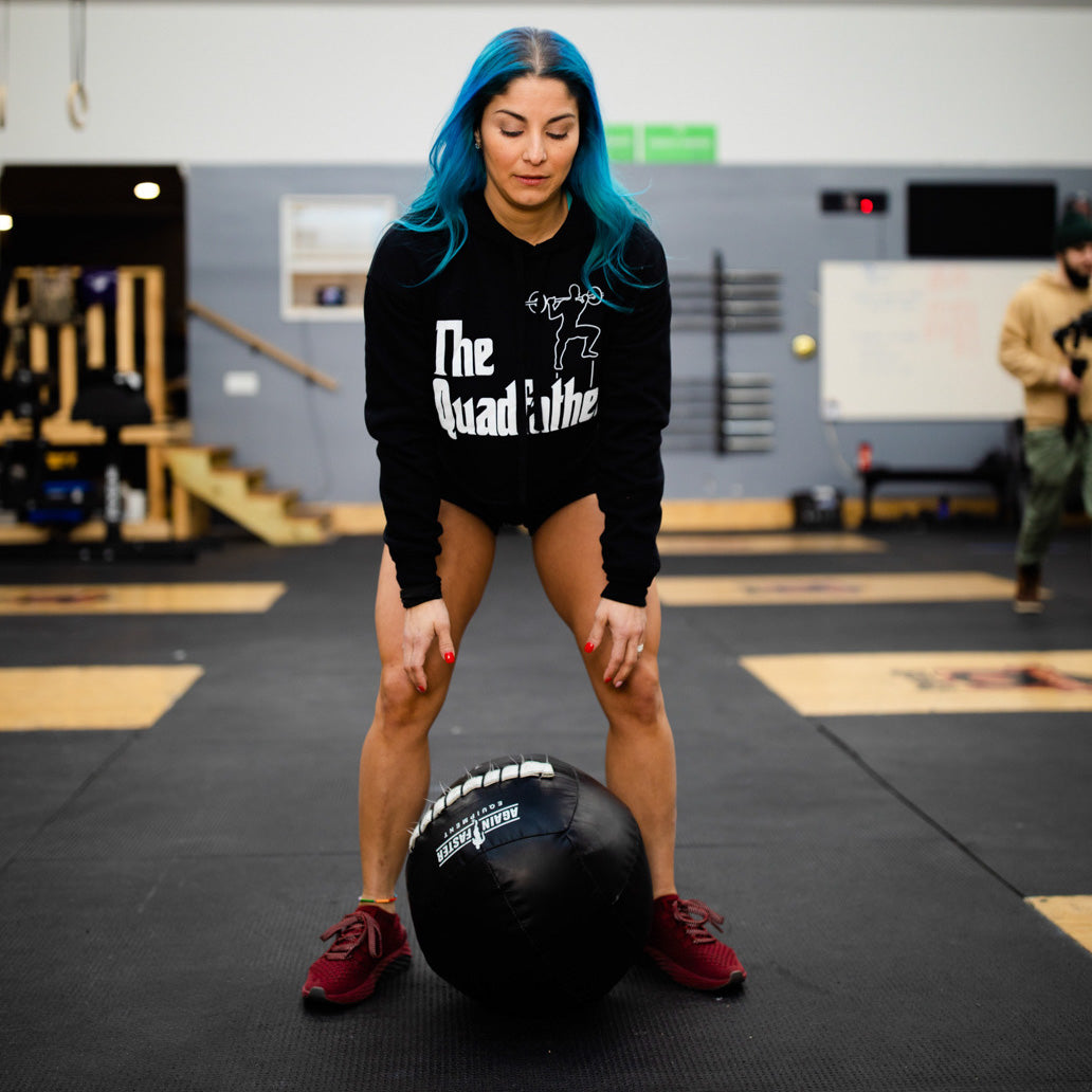 The Quadfather - Crop Hoodie