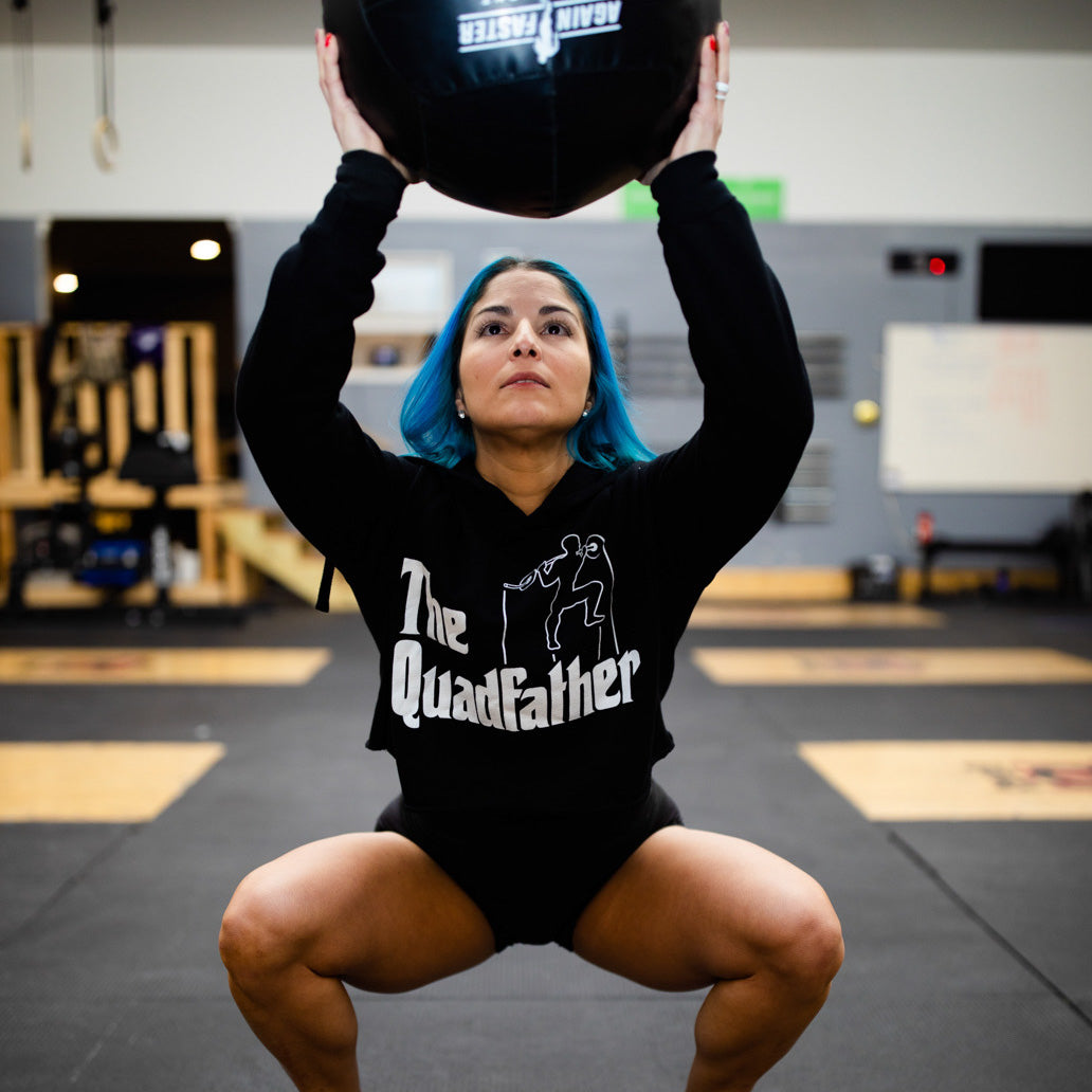 The Quadfather - Crop Hoodie