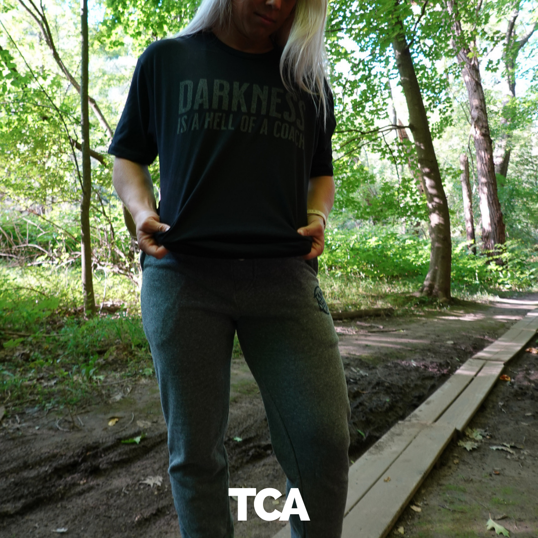 Darkness is a HELL of a Coach - Tee