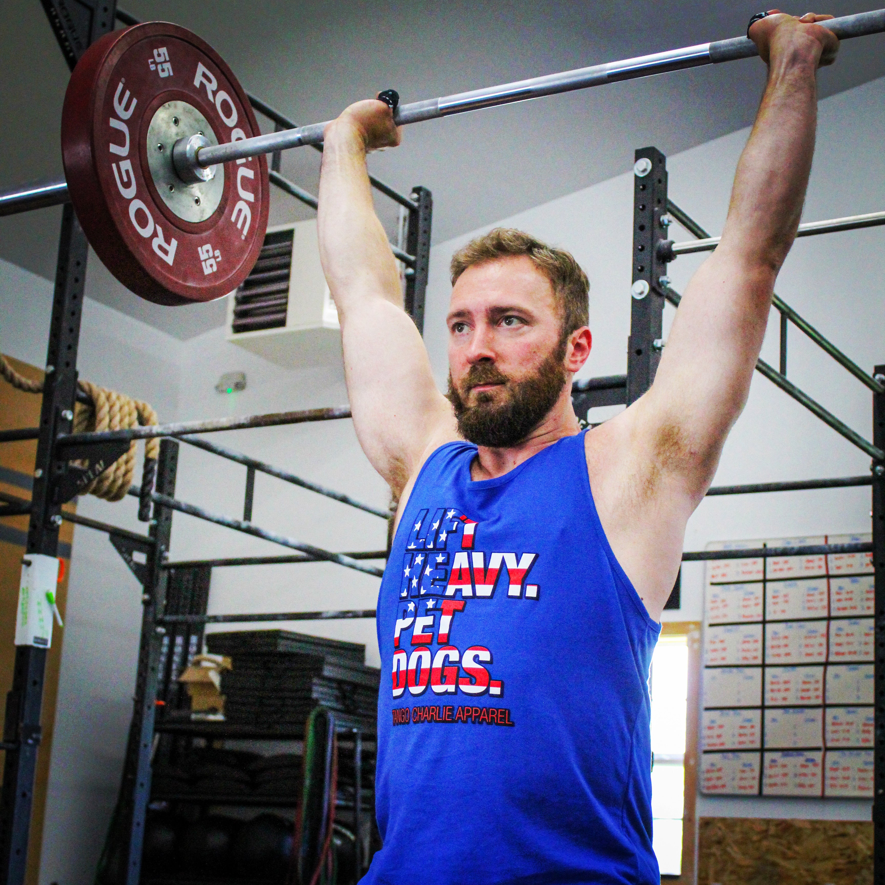 Lift Heavy. Pet Dogs. - Mens Tank