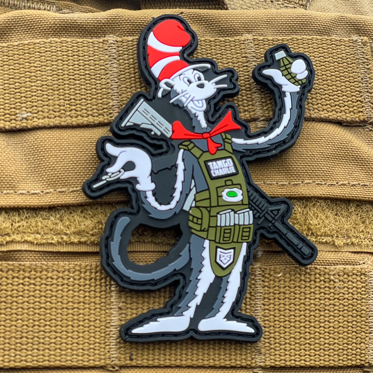 "Green Eggs & Hand Grenades” Chest Piece - Patch