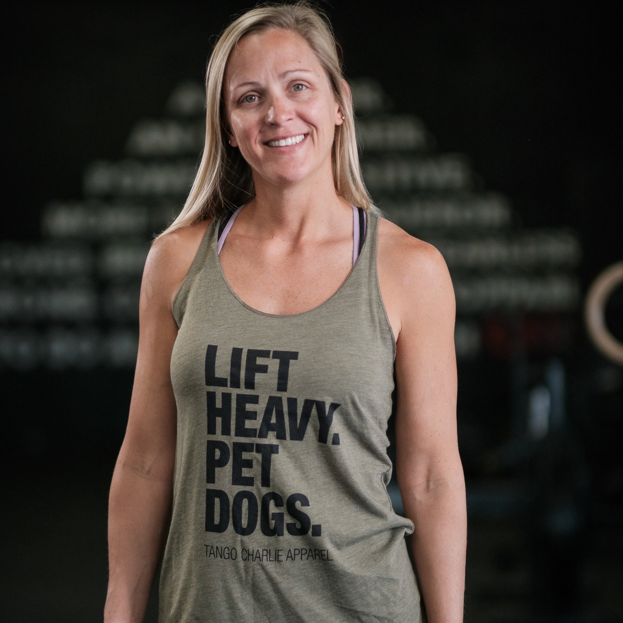 Lift Heavy. Pet Dogs. - Women's Tank