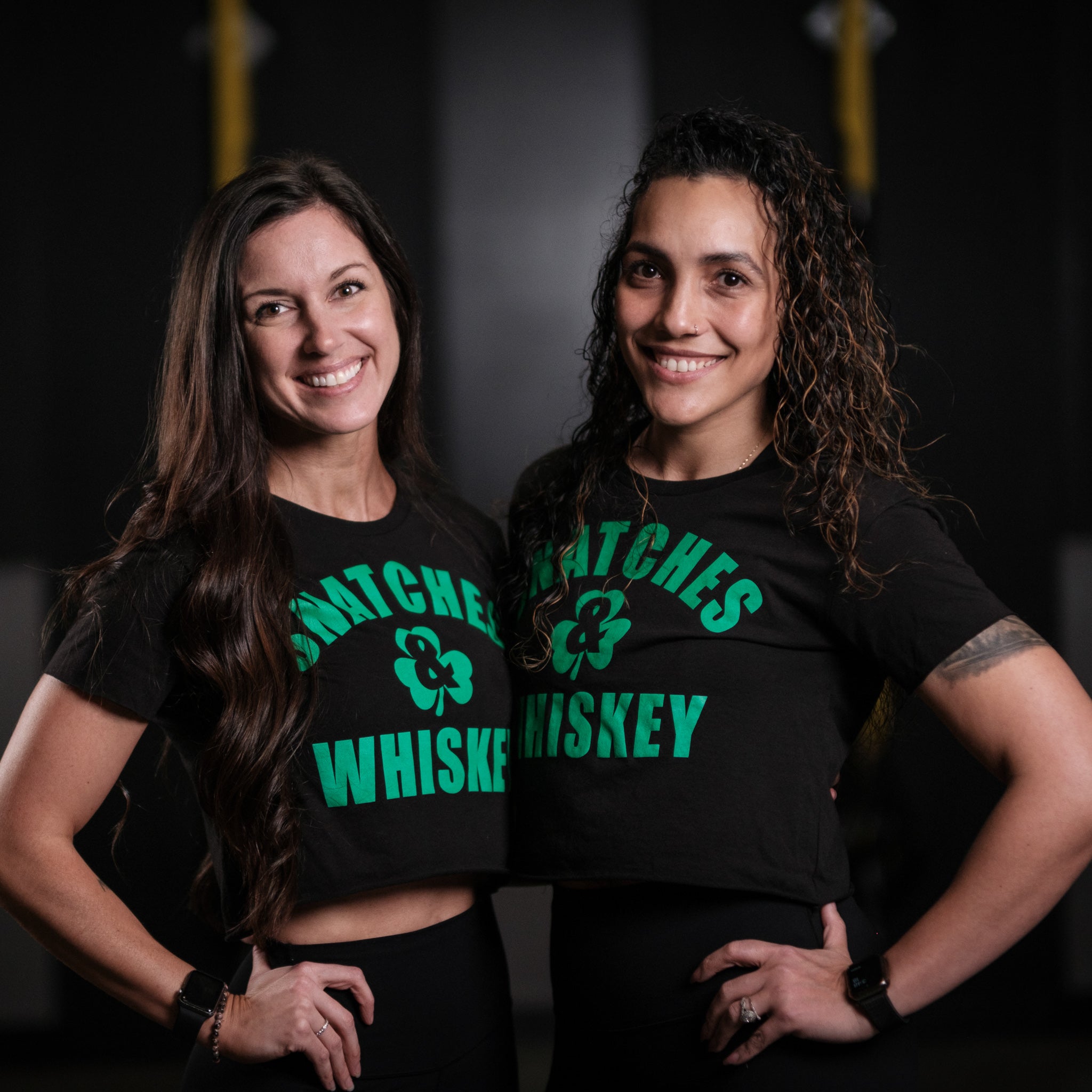 Snatches & Whiskey - Crop Tee