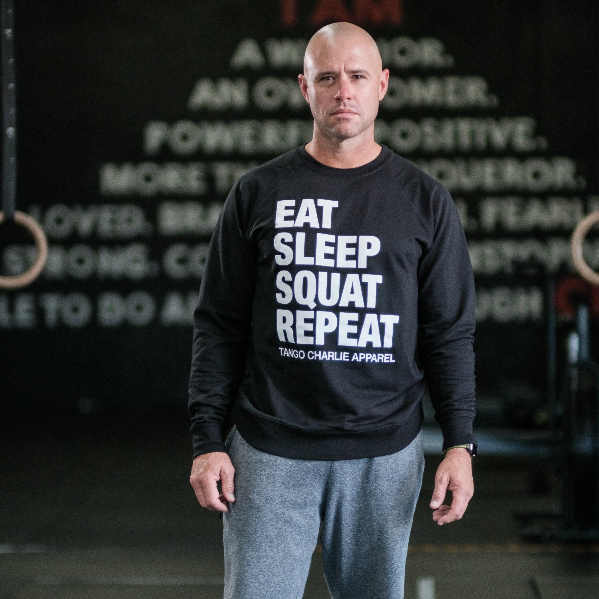 Eat Sleep Squat Repeat - Crewneck