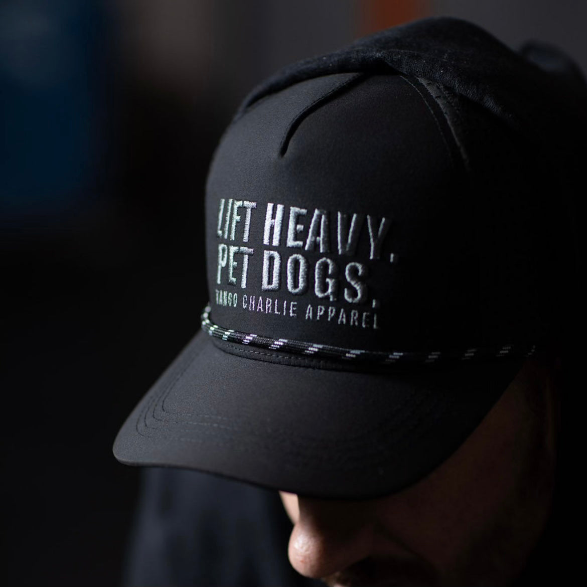 Lift Heavy. Pet Dogs. - Snapback Hat