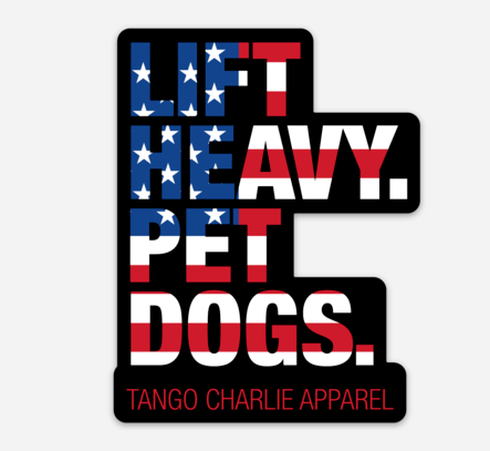 "Stars and Stripes LHPD sticker"