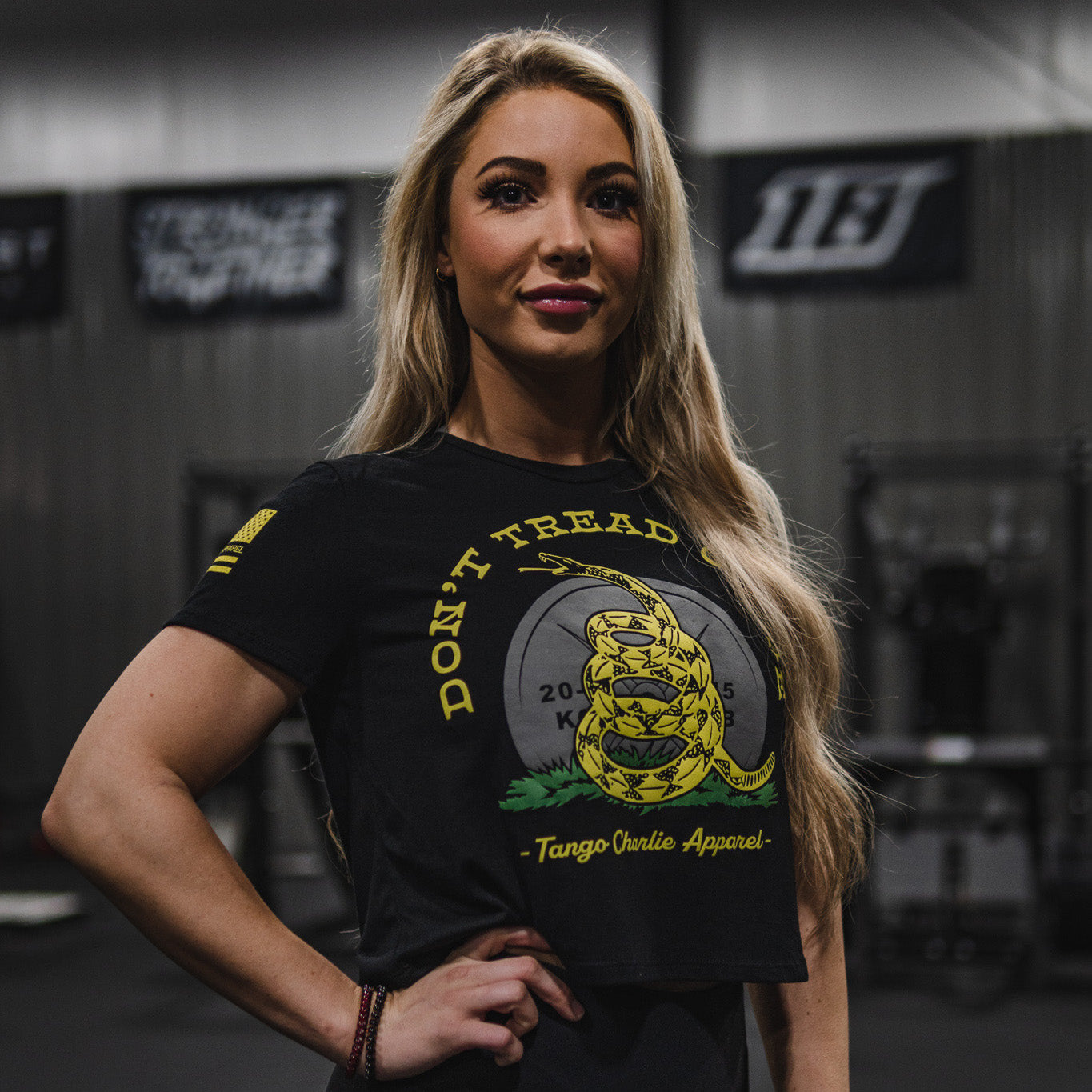 Don't Tread on Me - Women's Crop Tee