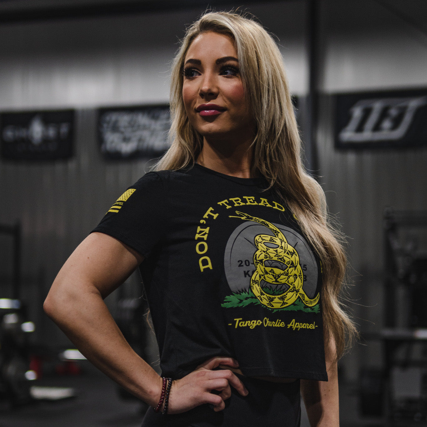 Don't Tread on Me - Women's Crop Tee