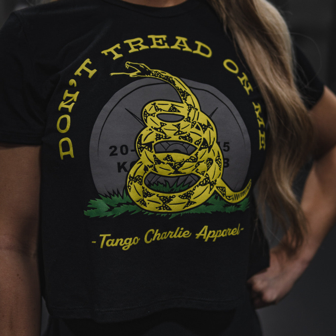 Don't Tread on Me - Women's Crop Tee
