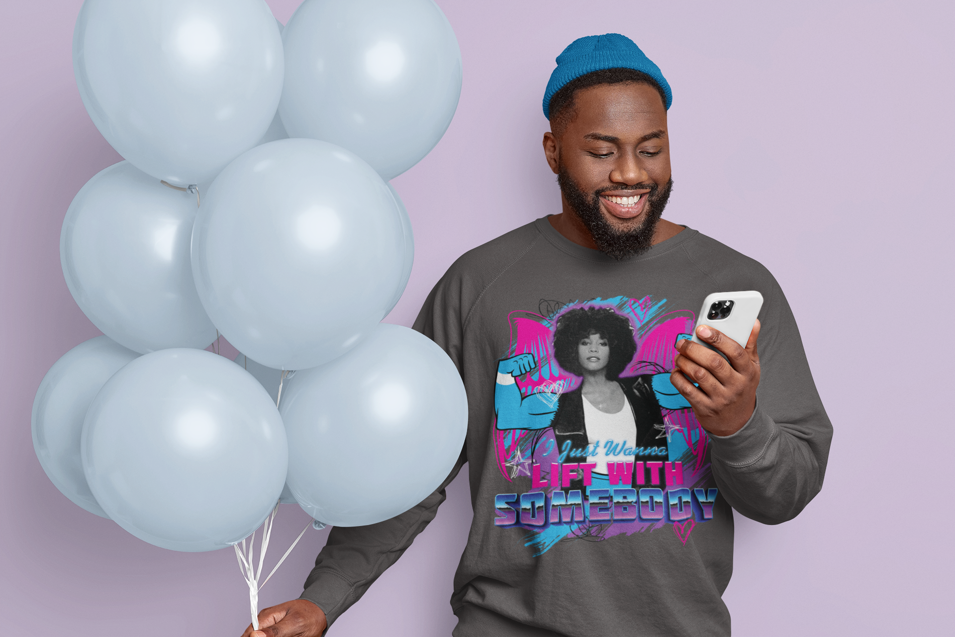 I Wanna Lift With Somebody - Premium Crewneck