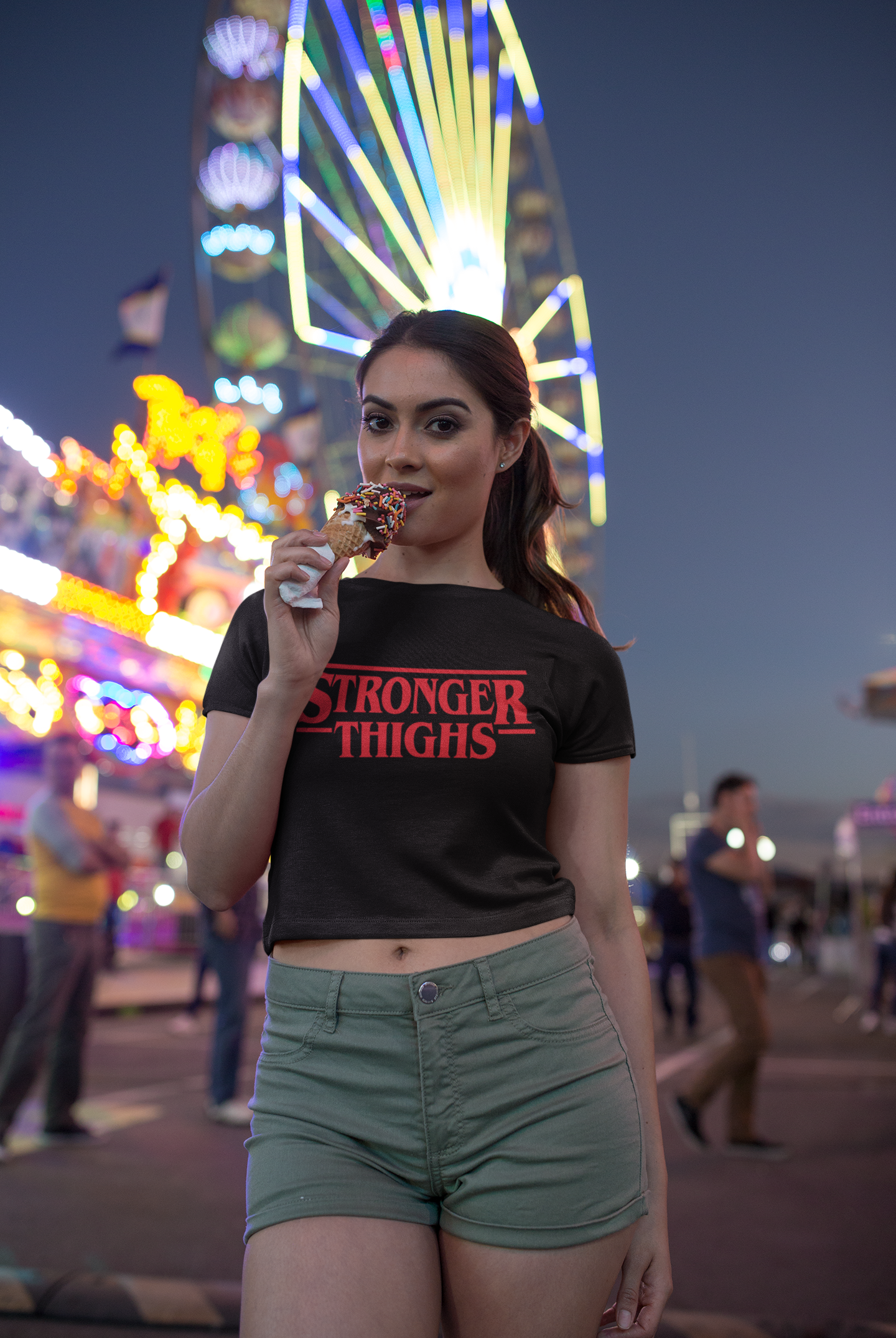 "Stronger Thighs" - Women's Champion Pump Cover Crop