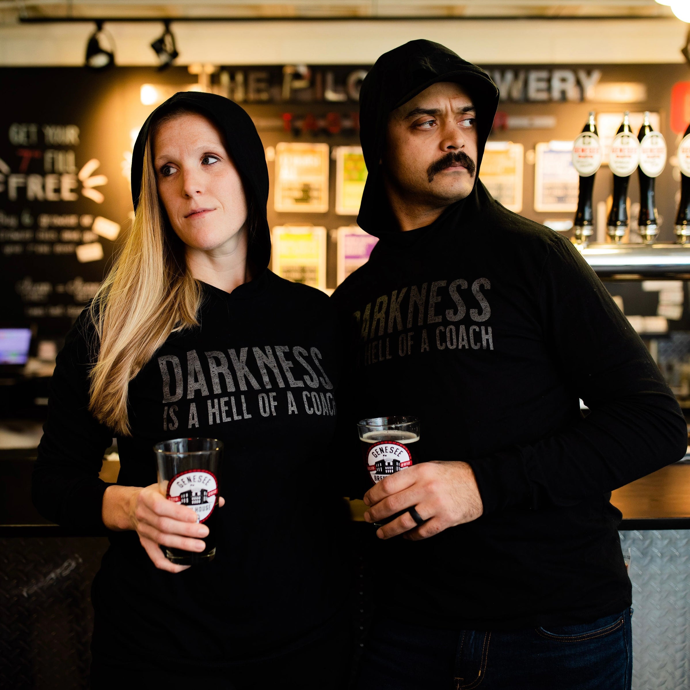 Darkness is a HELL of a Coach - Long Sleeve Hoodie